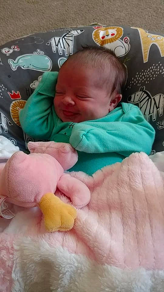 Camille joined the competition — help win amazing prizes! baby, cheek, child, finger, hand, nap, person, skin, sleep, stuffed_toy, thumb, toddler