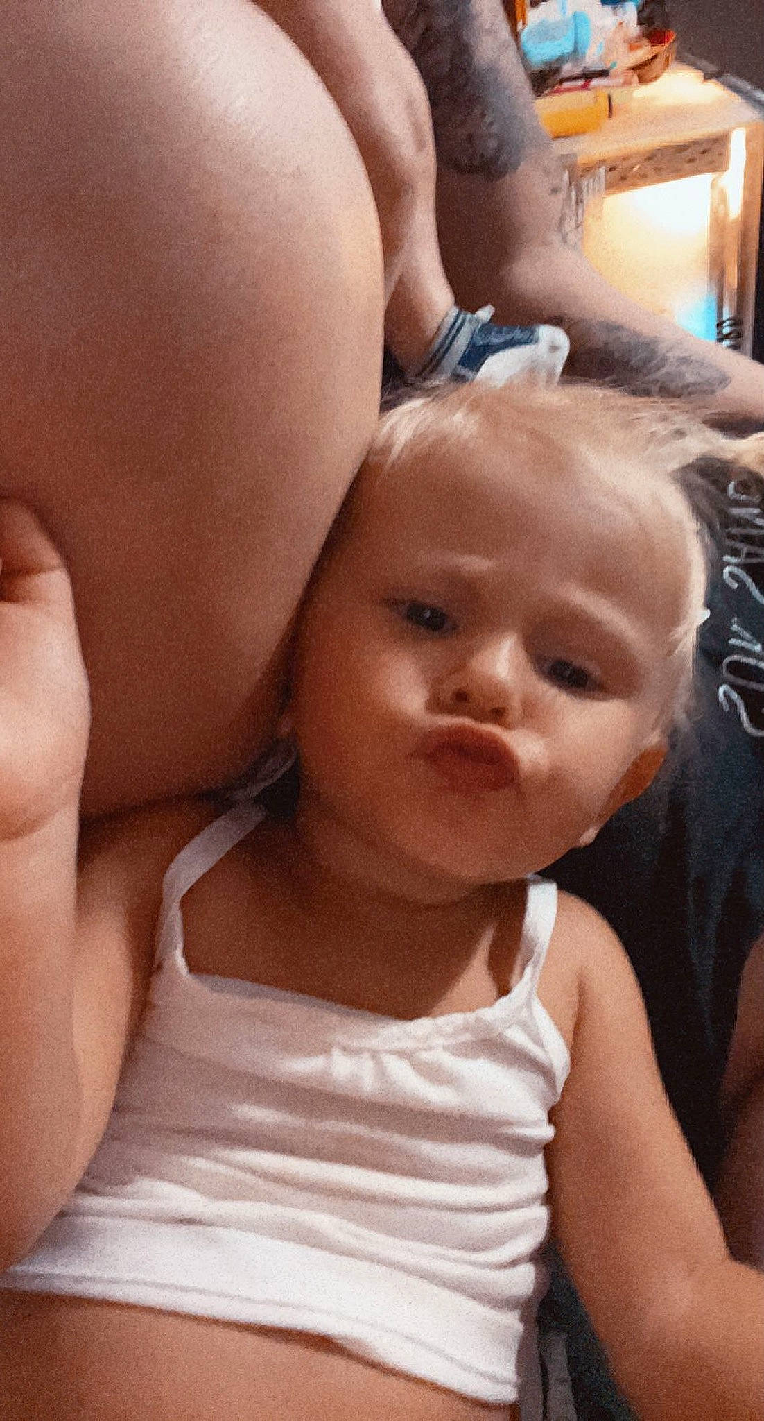 Kimber is registered to the contest to win money with this photo: abdomen, baby, baby_toddler_clothing, cheek, chest, ear, eyebrow, eyelash, finger, fun, gesture, happy, lip, mouth, muscle, nose, person, shoulder, skin, toddler