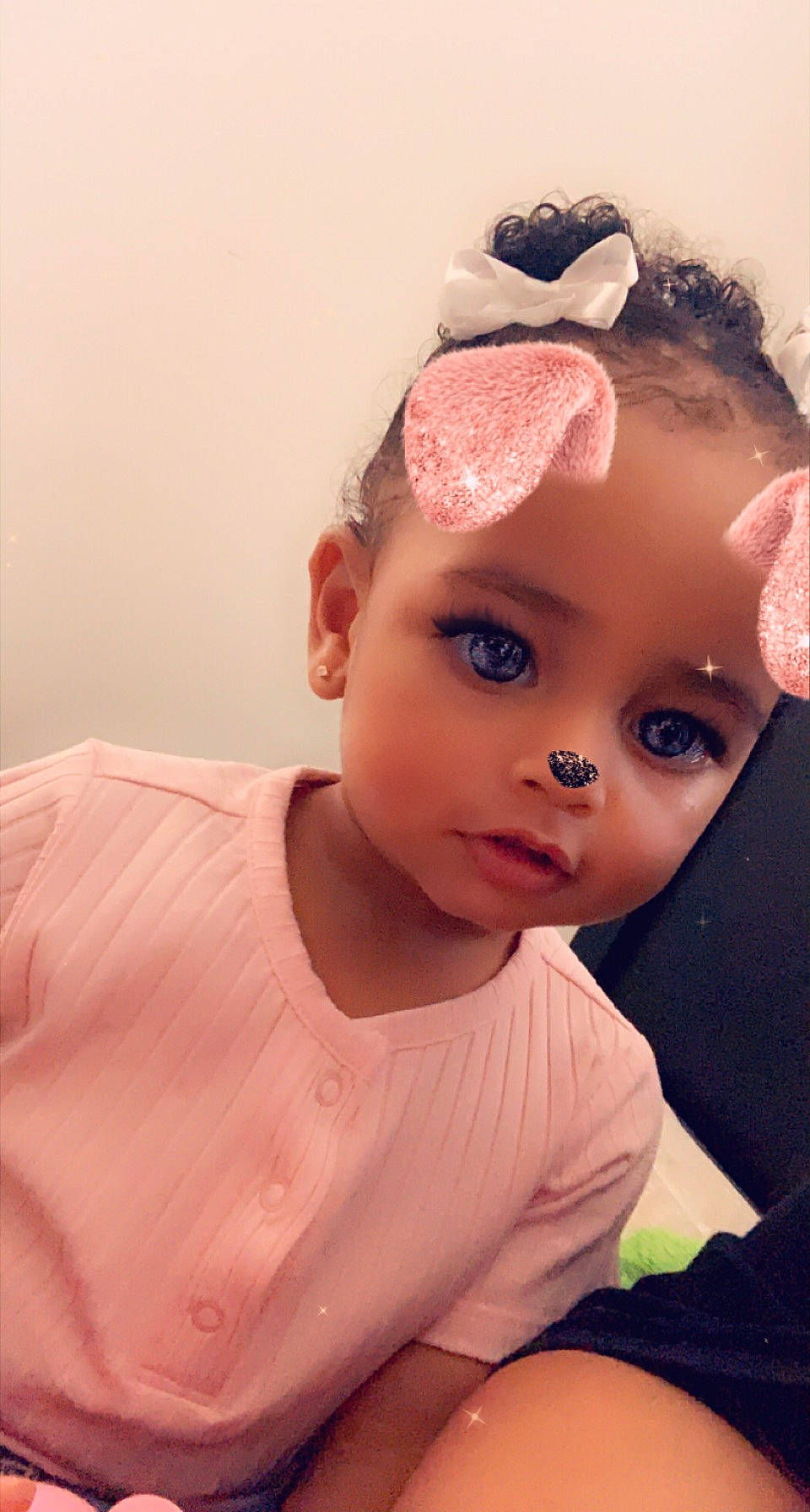 Gianna Faith Little is registered to the contest to win money with this photo: arm, baby_toddler_clothing, cheek, dress, ear, eye, eyebrow, eyelash, forehead, glasses, happy, headgear, human_body, iris, lip, neck, nose, person, shoulder, skin