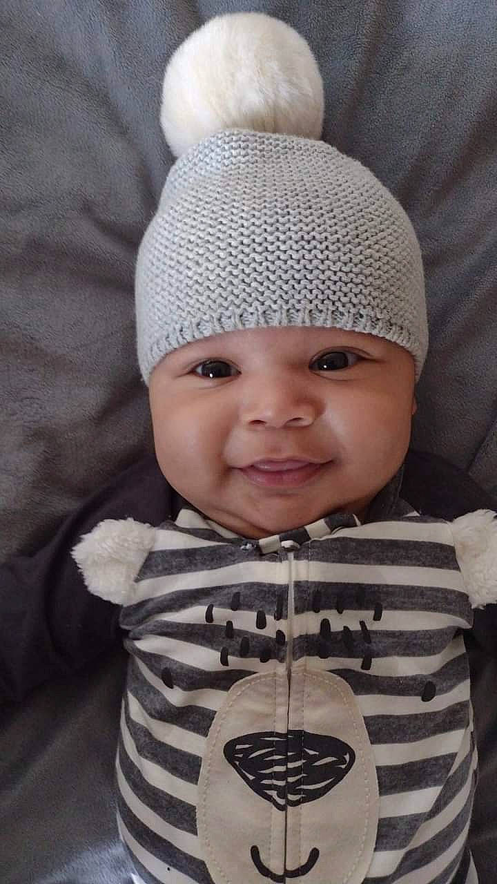 Teo joined the competition — help win amazing prizes! baby, baby_toddler_clothing, cap, cheek, child, cool, eye, flash_photography, freezing, happy, headgear, headwear, insect, knit_cap, nose, outerwear, pattern, person, sleeve, smile