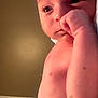 Kingston joined the competition — help win amazing prizes! arm, baby, child, closeup, curious, cute, diaper, door, expression, face, indoor, infant, laying, looking, newborn, person, portrait, skin, wall, young