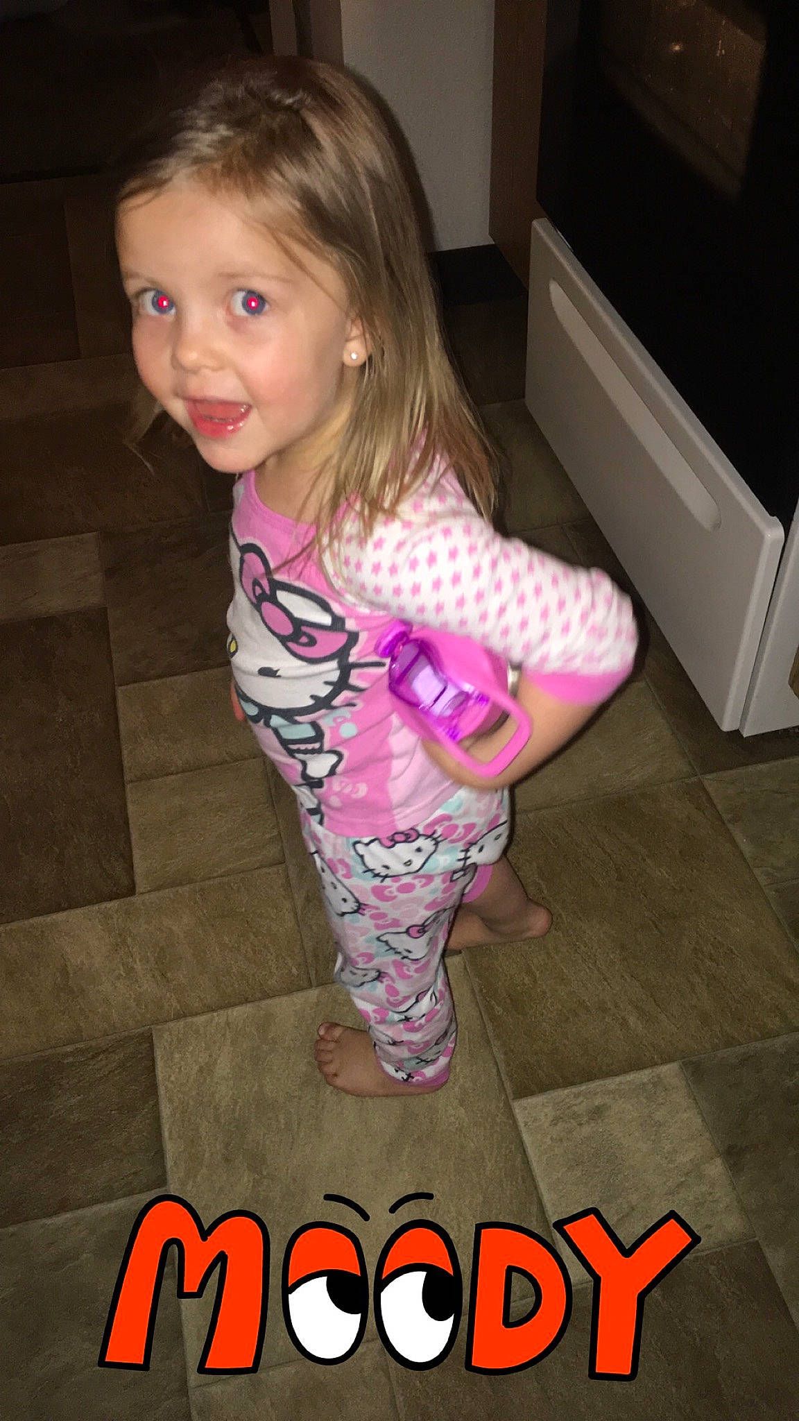 Luna joined the competition — help win amazing prizes! baby_toddler_clothing, child, floor, leg, person, pink, play, toddler