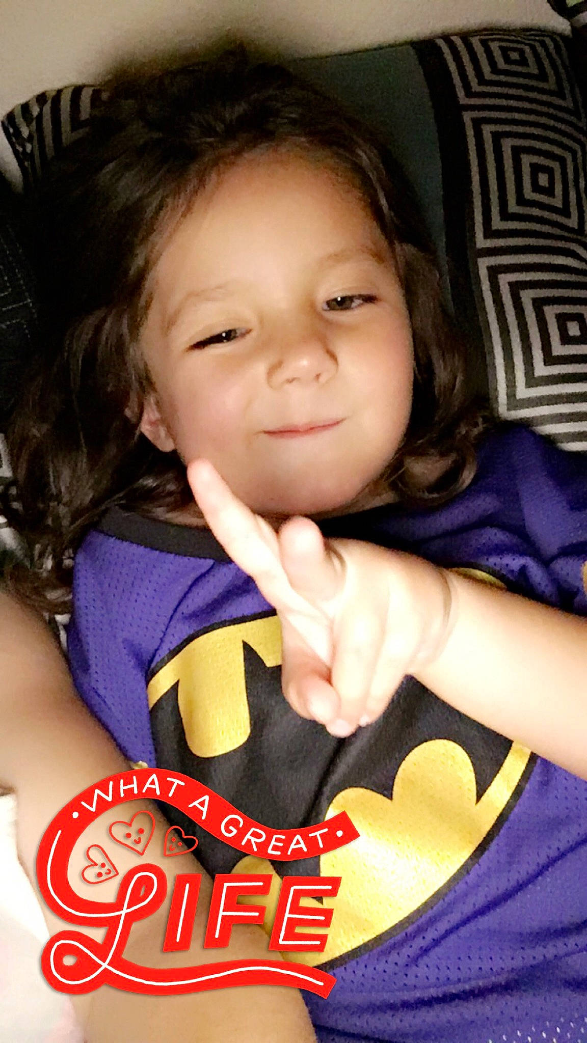 Raiden joined the competition — help win amazing prizes! child, finger, gesture, person, smile, thumb, toddler