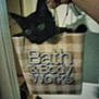 Lucifer joined the competition — help win amazing prizes! cat, black_cat, shopping_bag, bath_and_body_works, indoor, hand, blur, pet, animal, feline, holding, store_bag, text, logo, container, domestic_animal, closeup, indistinct, background, blurred
