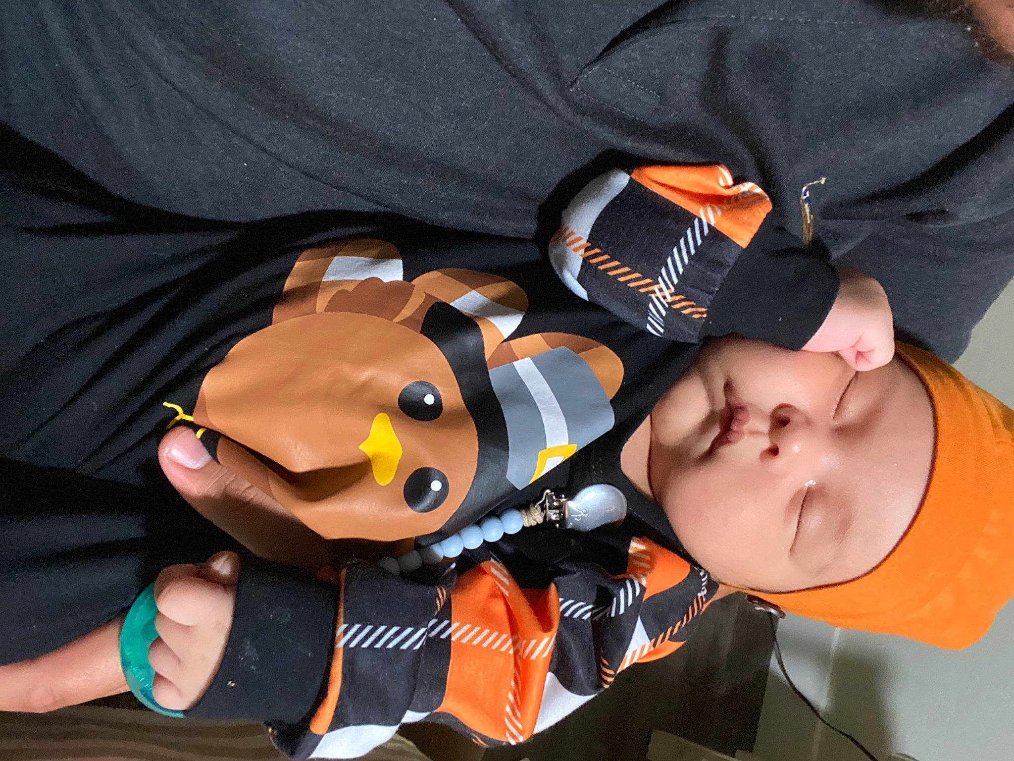 Cristiano joined the competition — help win amazing prizes! baby, baby_products, baby_toddler_clothing, cool, headwear, orange, person, sleeve