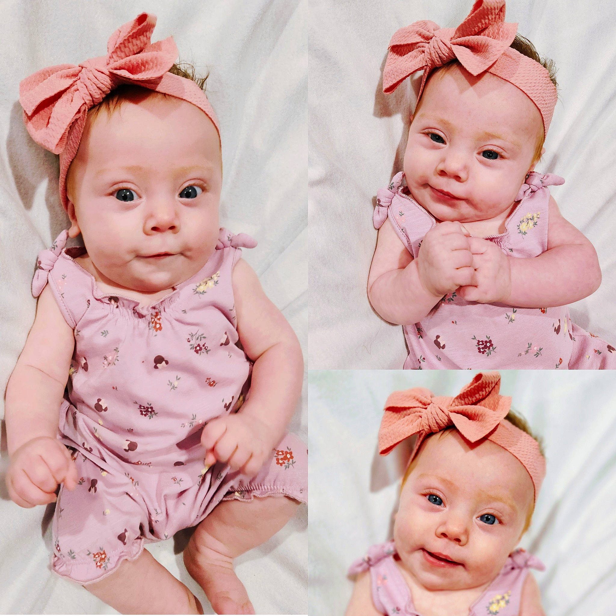 Peyten is registered to the contest to win money with this photo: baby, baby_toddler_clothing, cheek, child, clothing, collar, ear, face, facial_expression, happy, head, headgear, people, person, photograph, pink, product, skin, sleeve, toddler