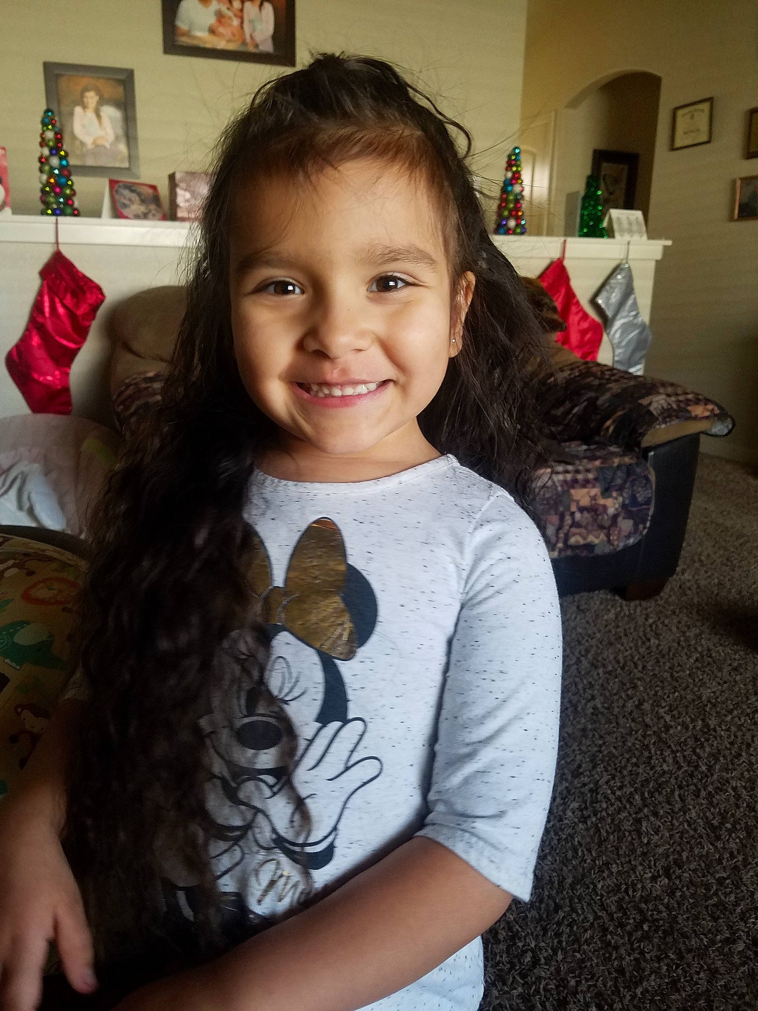 Makynlie joined the competition — help win amazing prizes! arm, brown_hair, child, face, fun, hair, hairstyle, happy, head, iris, joy, lip, long_hair, person, shoulder, smile, t_shirt, toddler, tooth