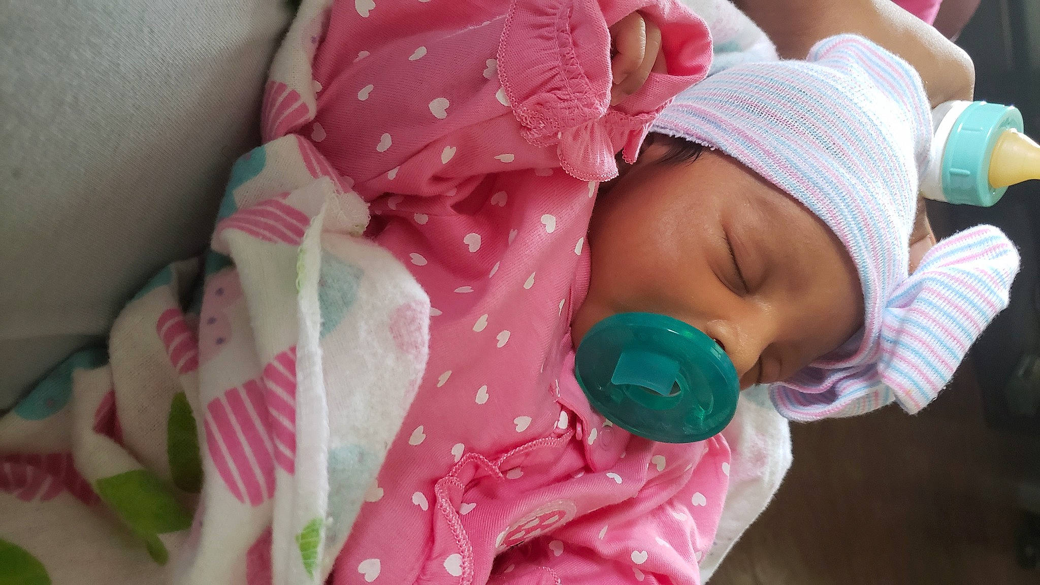 Legaci joined the competition — help win amazing prizes! baby, birth, child, headwear, person, pink, toddler