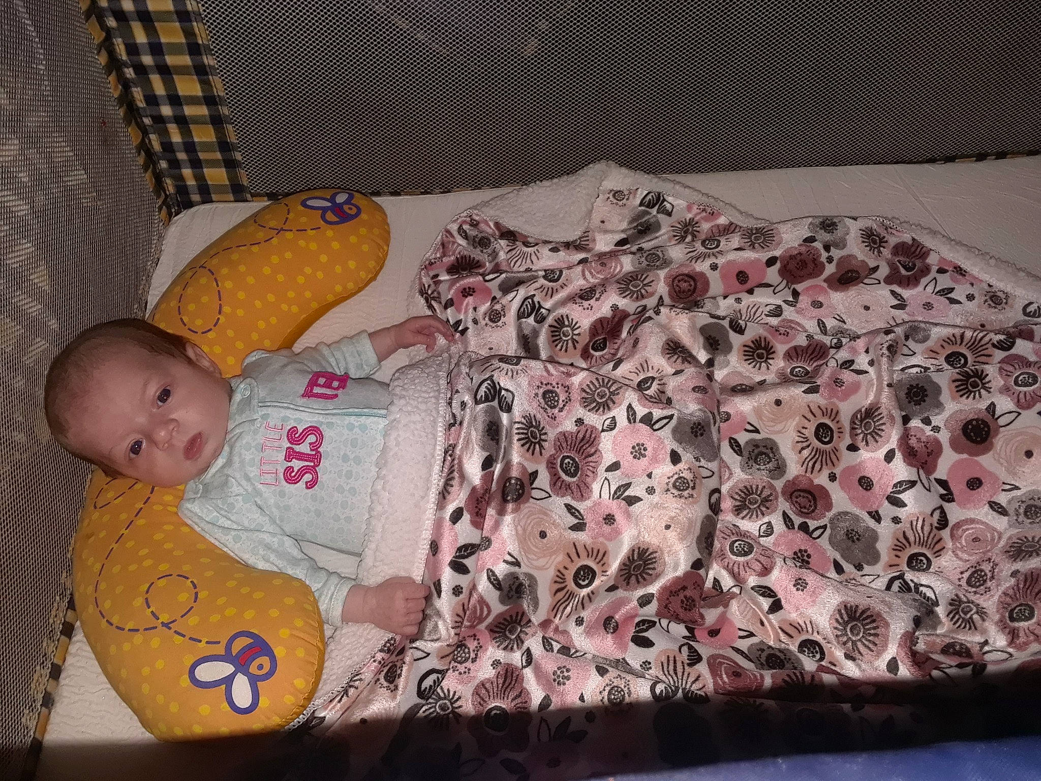Izabella is registered to the contest to win money with this photo: baby, baby_products, blanket, child, linens, nap, nap_mat, pattern, person, product, quilt, room, sleep, textile