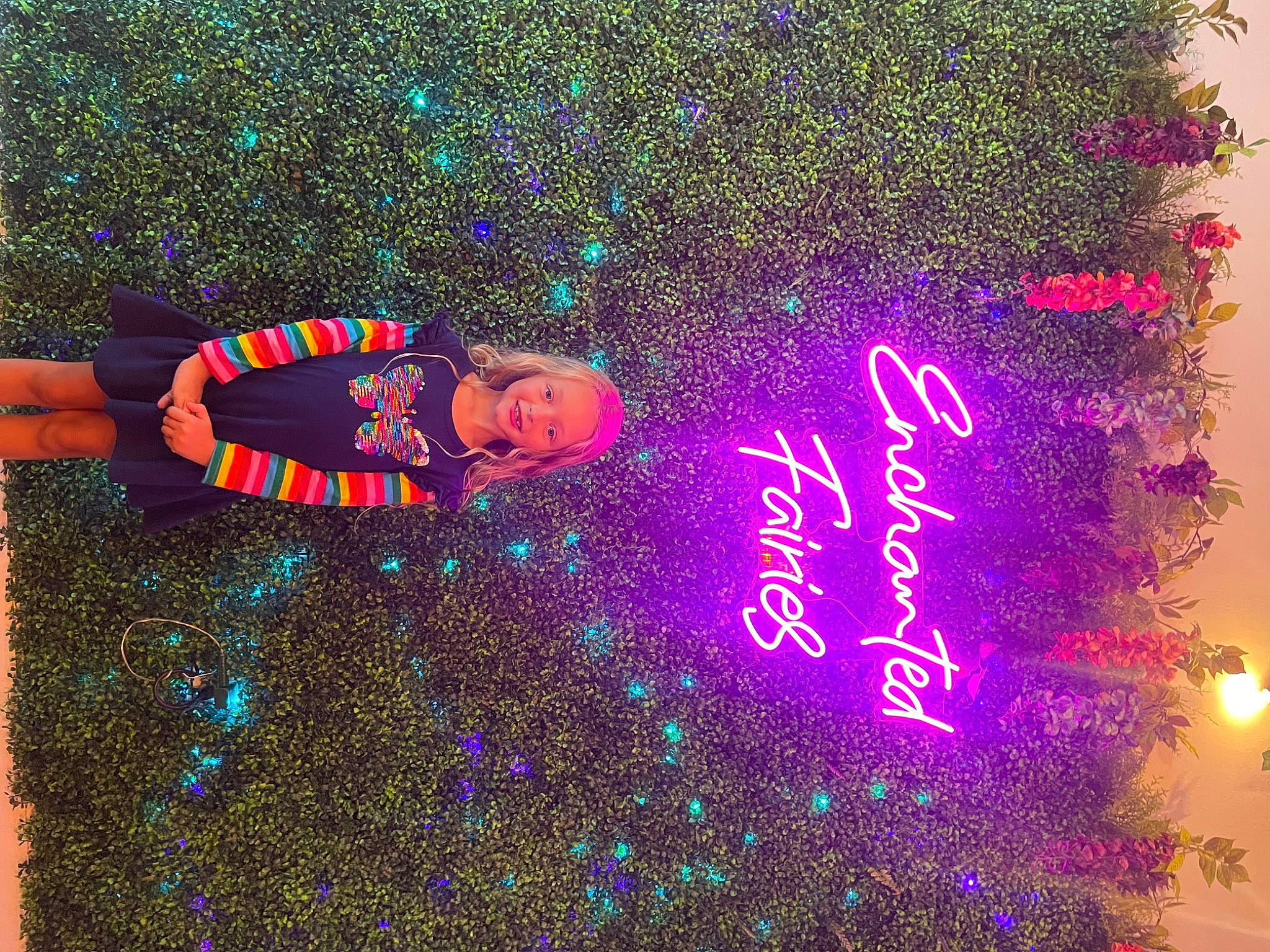 Kinsley joined the competition — help win amazing prizes! art, beauty, christmas_decoration, electric_blue, event, font, graphics, holiday, illustration, interior_design, joy, magenta, nature, ornament, people_in_nature, person, purple, rectangle, smile, space