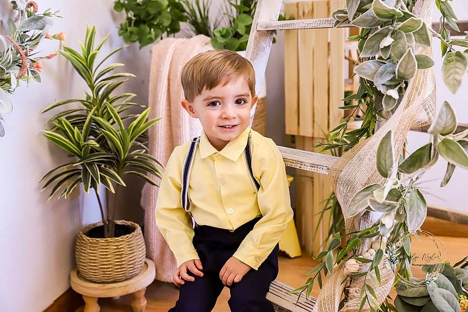 Lincoln joined the competition — help win amazing prizes! beauty, event, fashion, floral_design, floristry, flower_arranging, flowerpot, formal_wear, grass, happy, joy, people, person, plant, product, room, sitting, smile, suit, tie