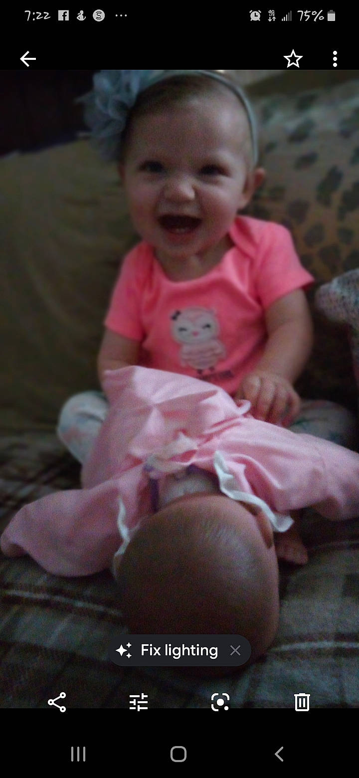 Anastasia Grace  joined the competition — help win amazing prizes! baby, baby_toddler_clothing, cheek, child, leg, mouth, person, pink, sitting, skin, smile, toddler