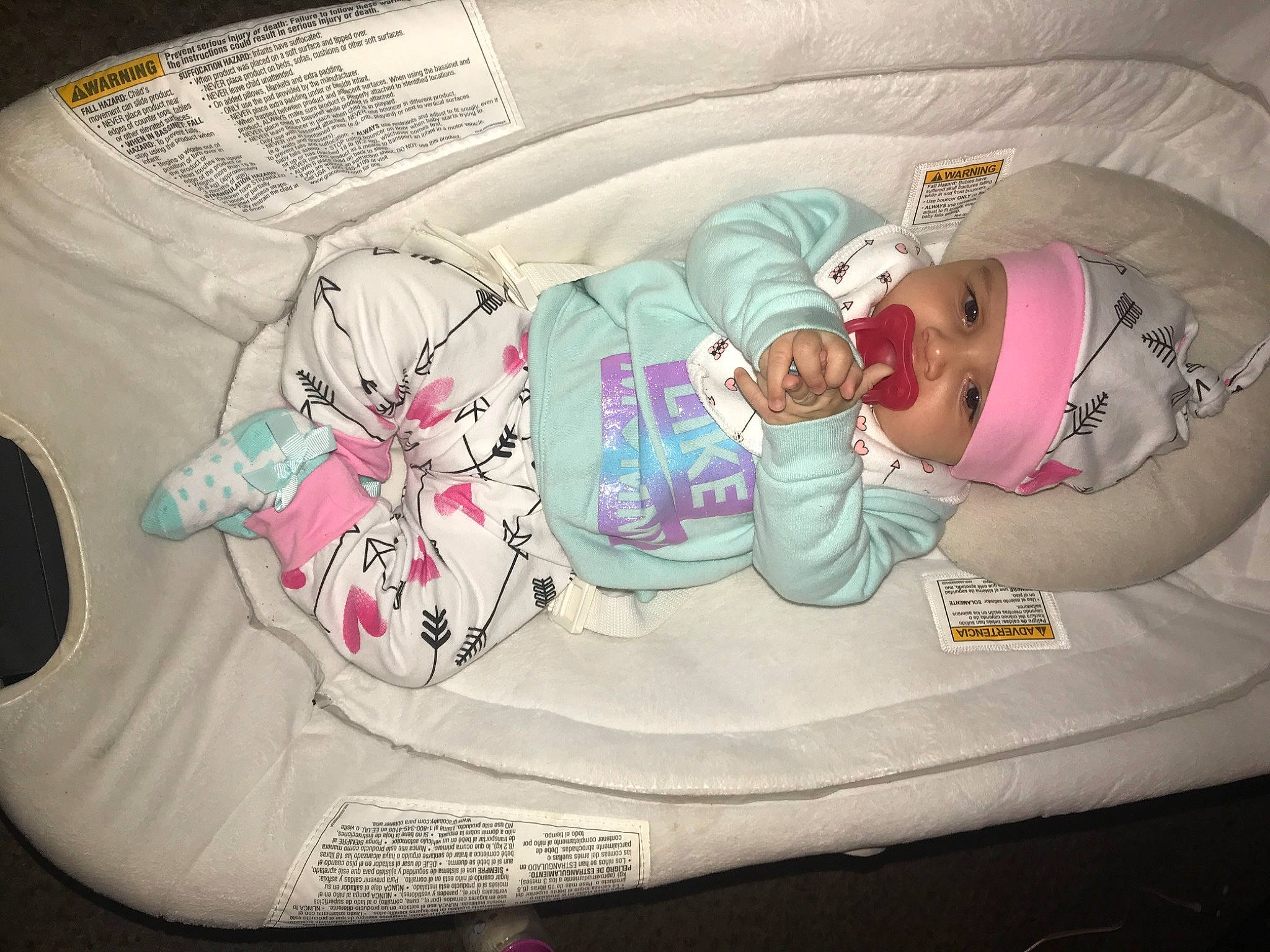 Lylah joined the competition — help win amazing prizes! baby, baby_products, bedtime, birth, child, comfort, headwear, nap, person, product, sleep, toddler