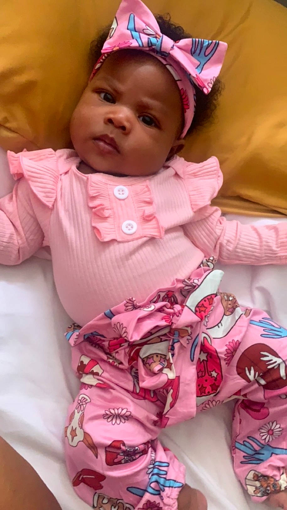 Azaria joined the competition — help win amazing prizes! baby, baby_toddler_clothing, beauty, cap, cheek, child, eye, eyelash, face, fun, happy, headwear, lip, magenta, mouth, nose, person, pink, skin, sleeve