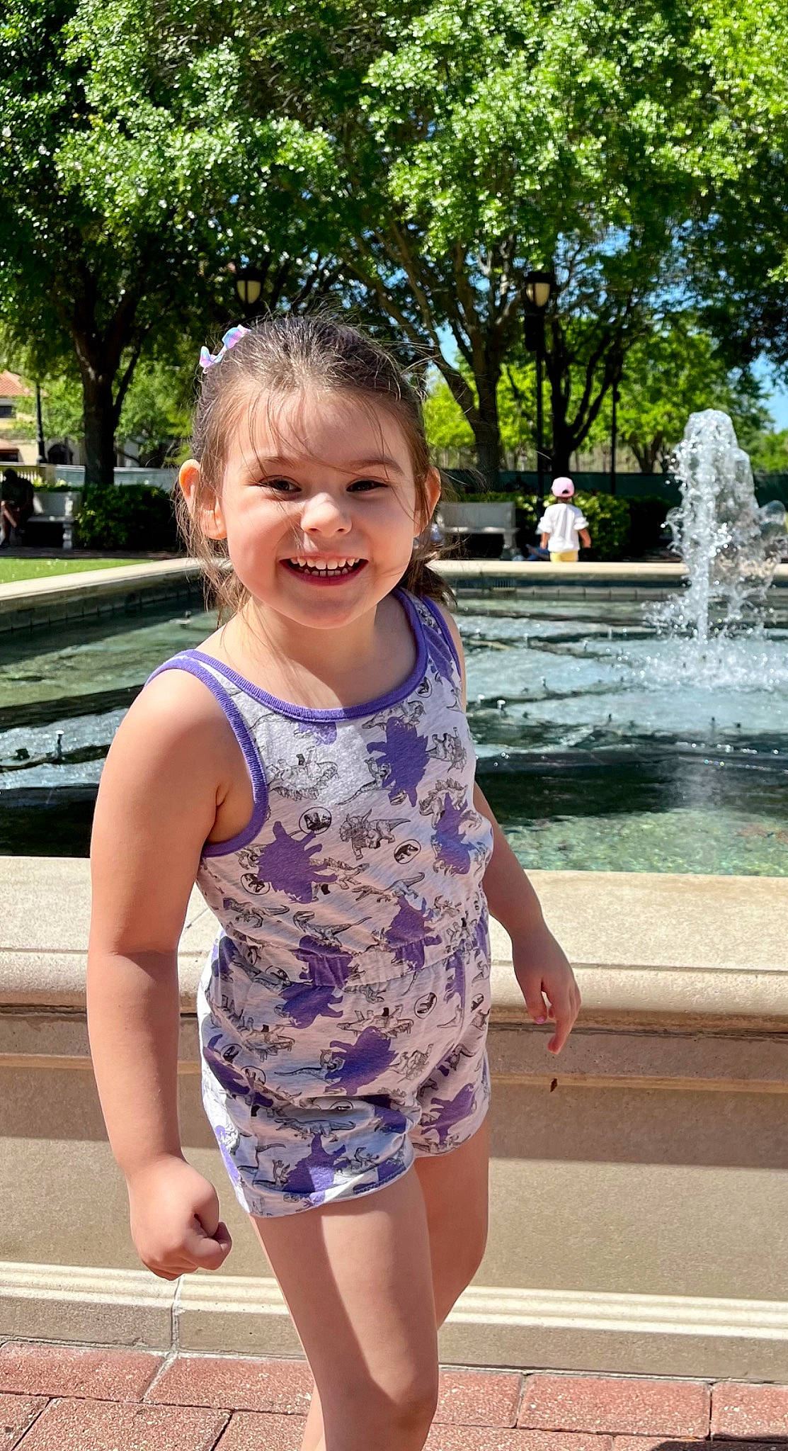 Norah joined the competition — help win amazing prizes! botany, daytime, fun, grass, green, happy, human, joy, leisure, mammal, person, photograph, plant, sleeve, smile, standing, summer, thigh, toddler, tree