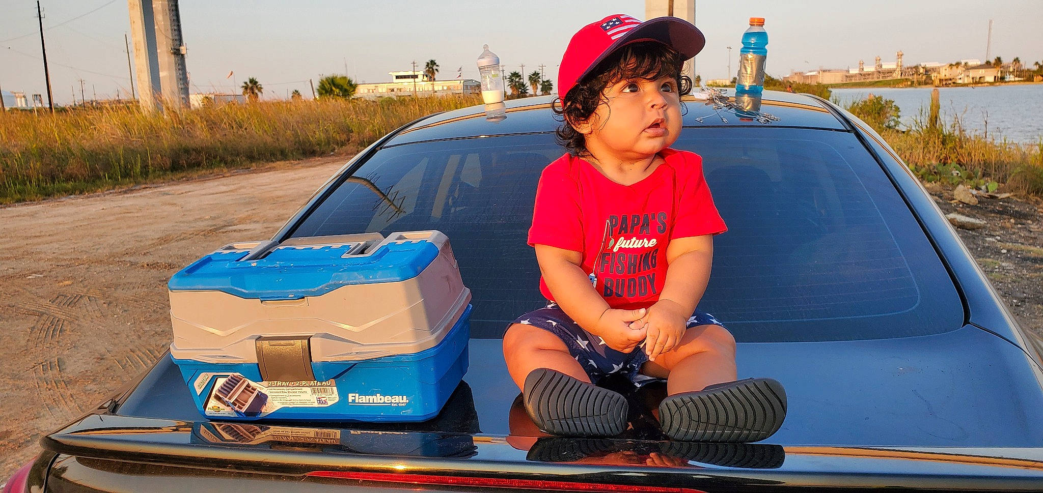 Dylan joined the competition — help win amazing prizes! automotive_design, automotive_exterior, automotive_window_part, car, child, city_car, family_car, hood, person, subcompact_car, vacation, vehicle, vehicle_door