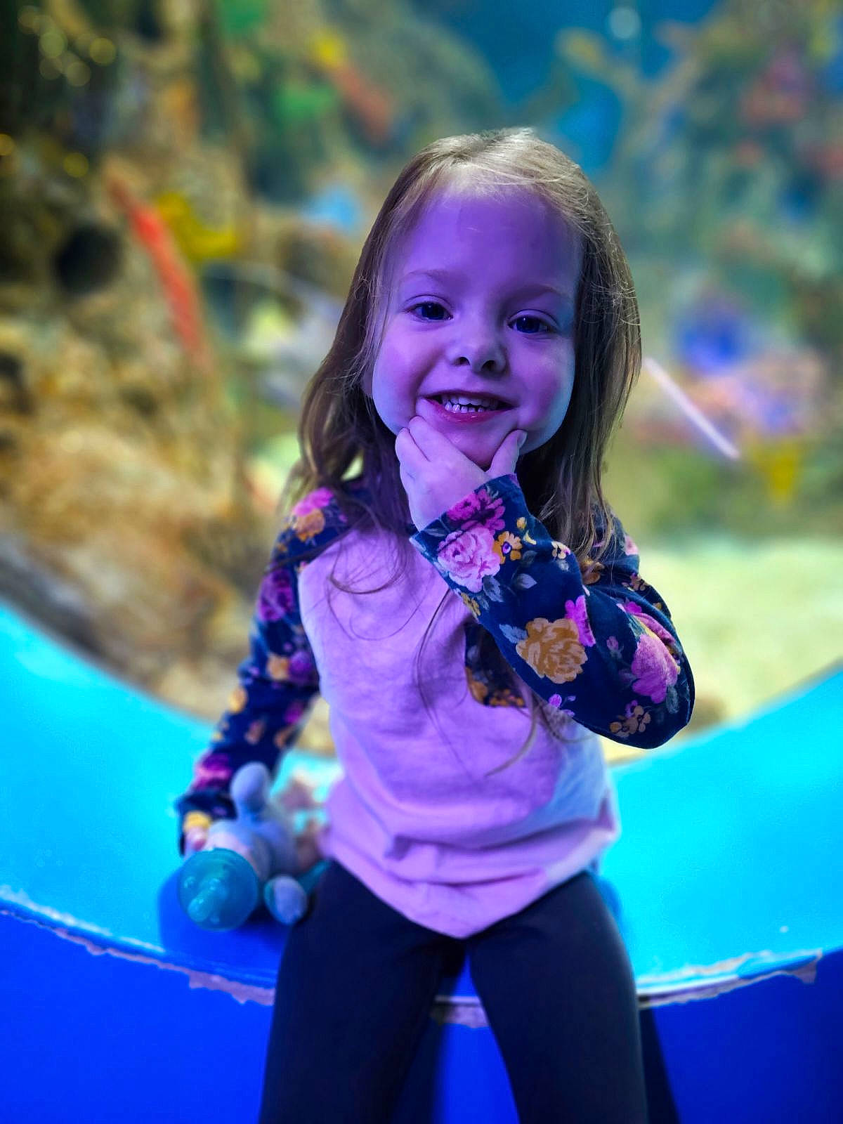 Serenity joined the competition — help win amazing prizes! blond, blue, child, electric_blue, face, facial_expression, flash_photography, fun, grass, hair, happy, joy, leisure, magenta, person, play, purple, recreation, smile, standing