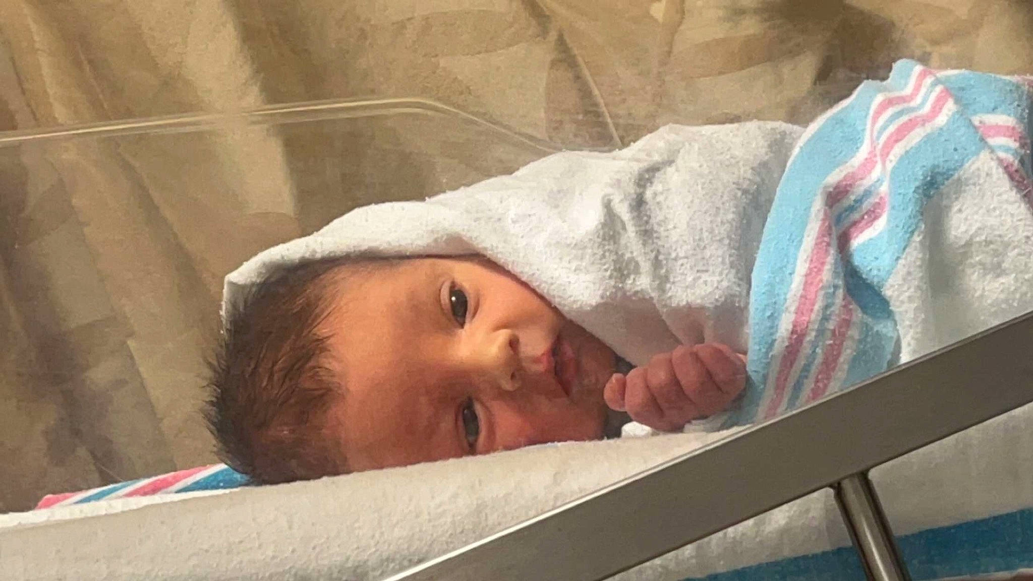 Braxton is registered to the contest to win money with this photo: baby, baby_products, baby_safety, bedtime, child, comfort, eyelash, linens, nap, person, room, sleep, toddler, wood