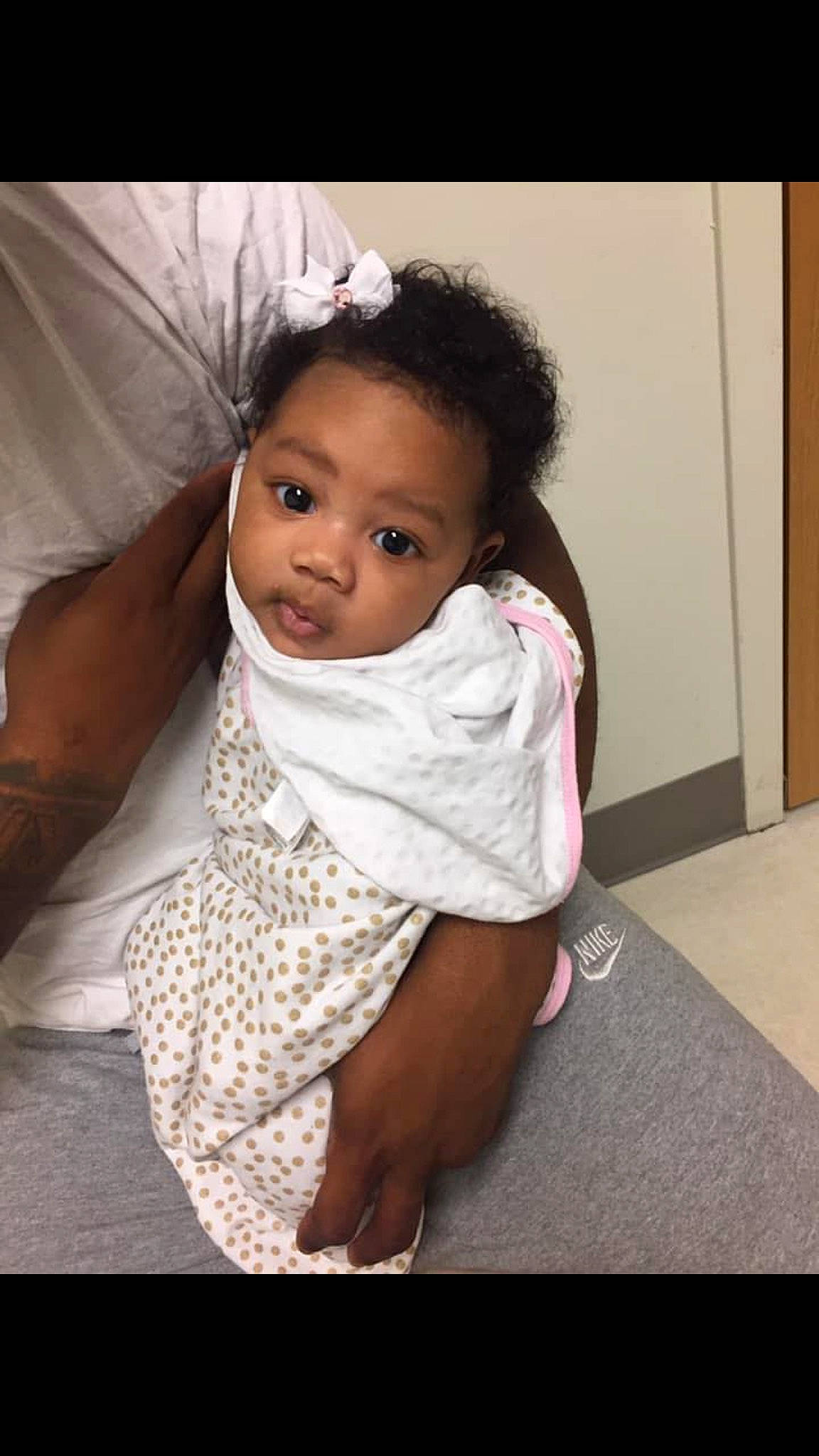 Kenzley joined the competition — help win amazing prizes! arm, baby, beauty, black_hair, cheek, child, eye, face, forehead, head, human, lip, neck, nose, person, sitting, skin, smile, toddler