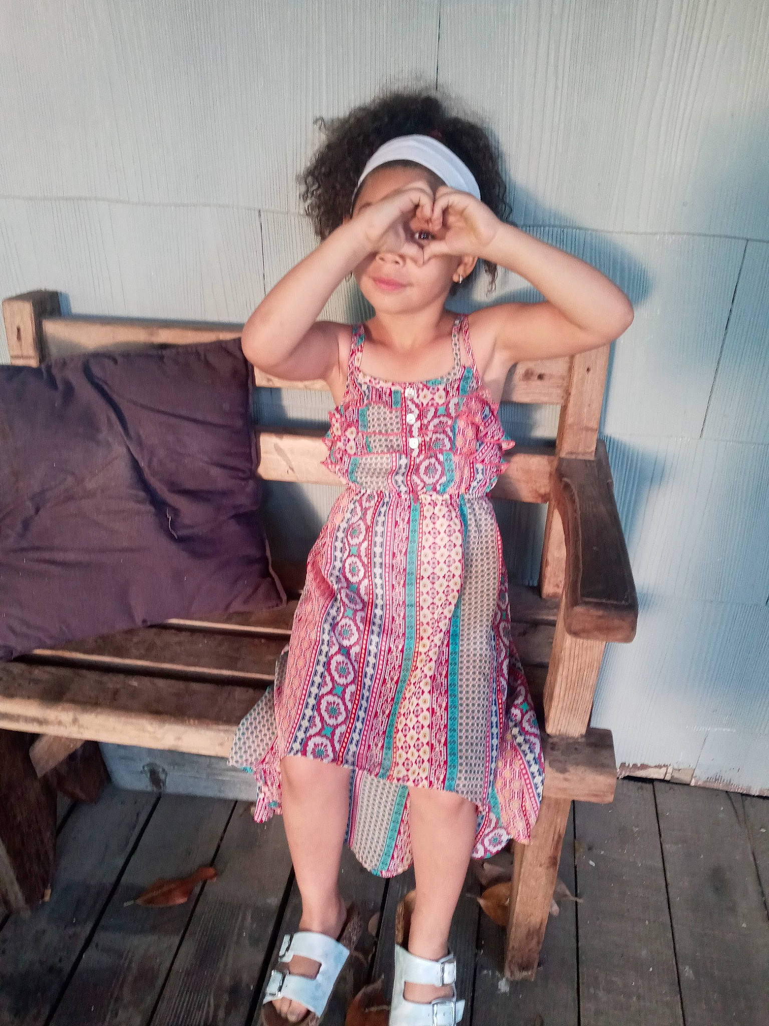 Lilliana is registered to the contest to win money with this photo: day_dress, dress, electric_blue, eyewear, fashion_design, flash_photography, fun, human_leg, joint, knee, leg, long_hair, magenta, one_piece_garment, person, purple, shoe, shoulder, textile, thigh