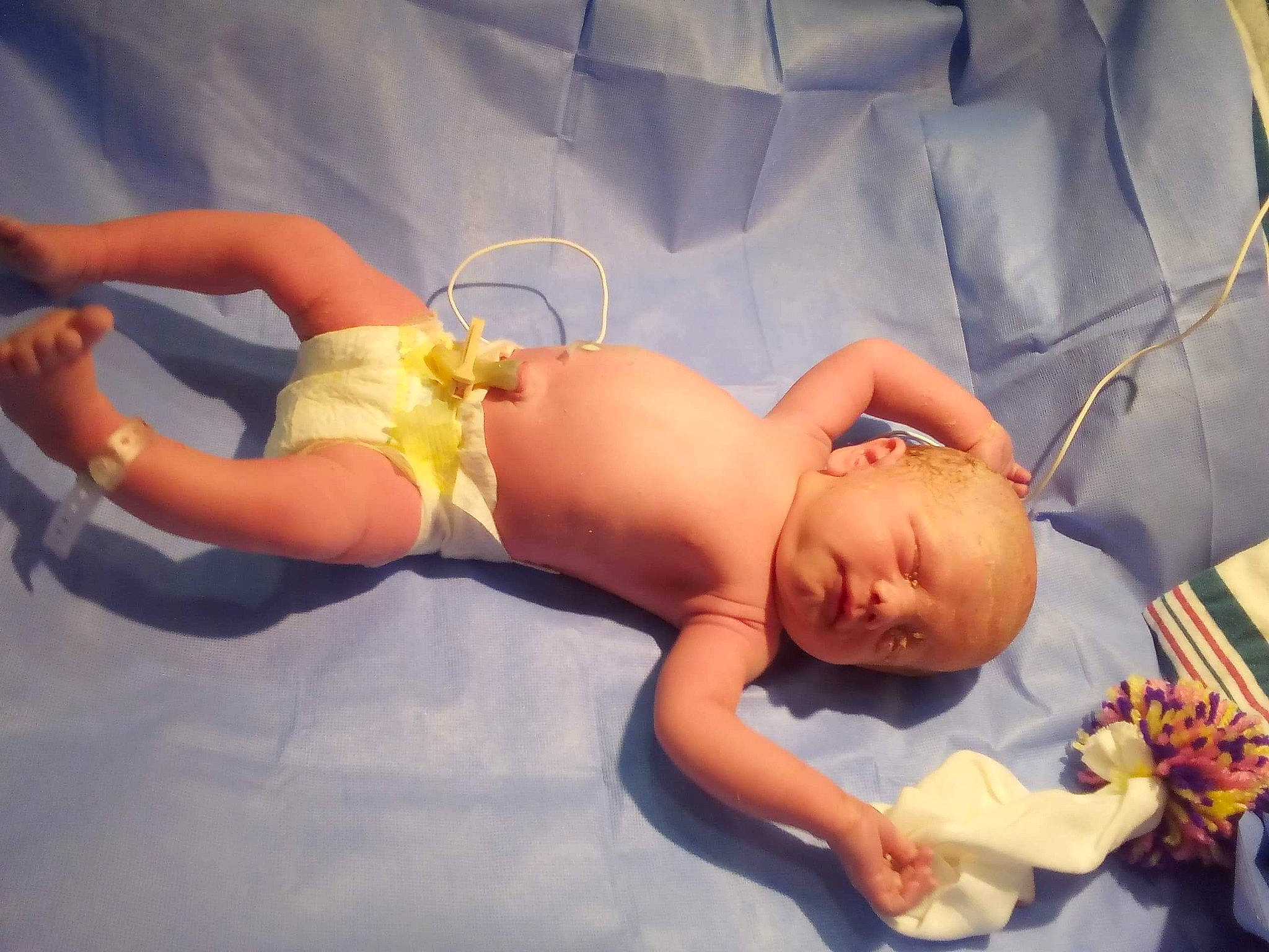 Saralynn joined the competition — help win amazing prizes! arm, baby, child, muscle, person, stomach