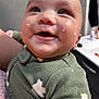 Teahinuiarii participe au concours pour gagner de l'argent avec cette photo : baby, infant, smile, face, cheeks, eyes, bald_head, onesie, green_clothing, cream, lotion, bathroom, sink, countertop, close_up, portrait, happy, cute, skin, person
