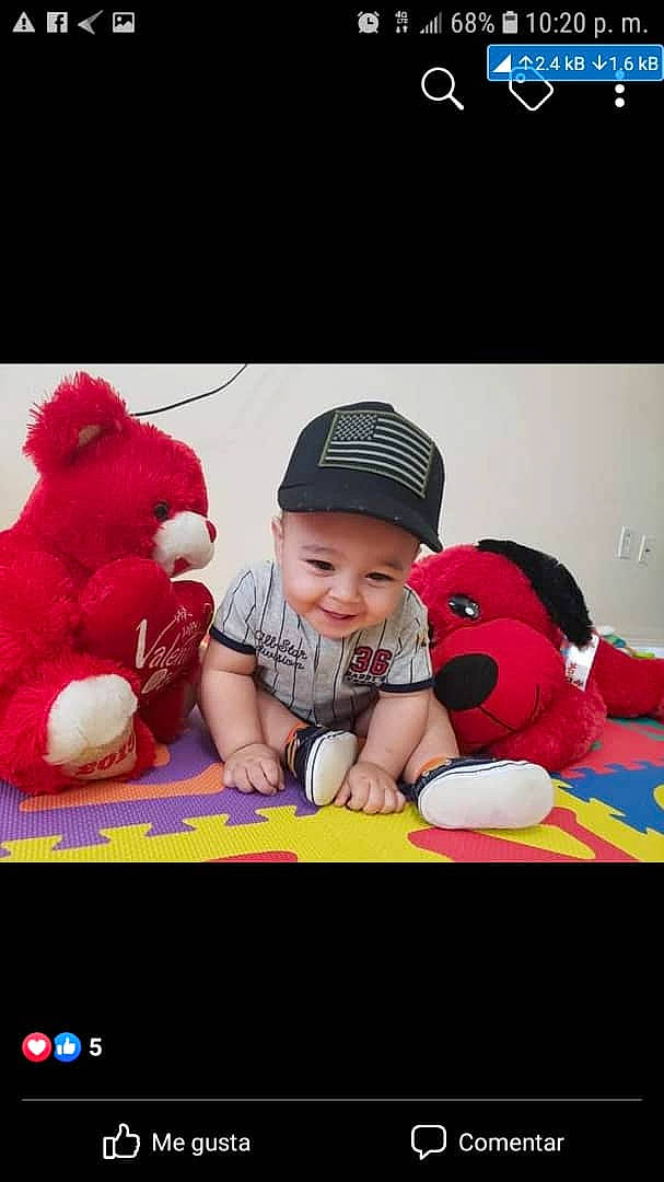 Alejandro Alfonso joined the competition — help win amazing prizes! art, baby, baby_toddler_clothing, baseball_cap, cap, carmine, child, fictional_character, flash_photography, font, fun, gadget, happy, headwear, interaction, joy, magenta, person, smile, stuffed_toy