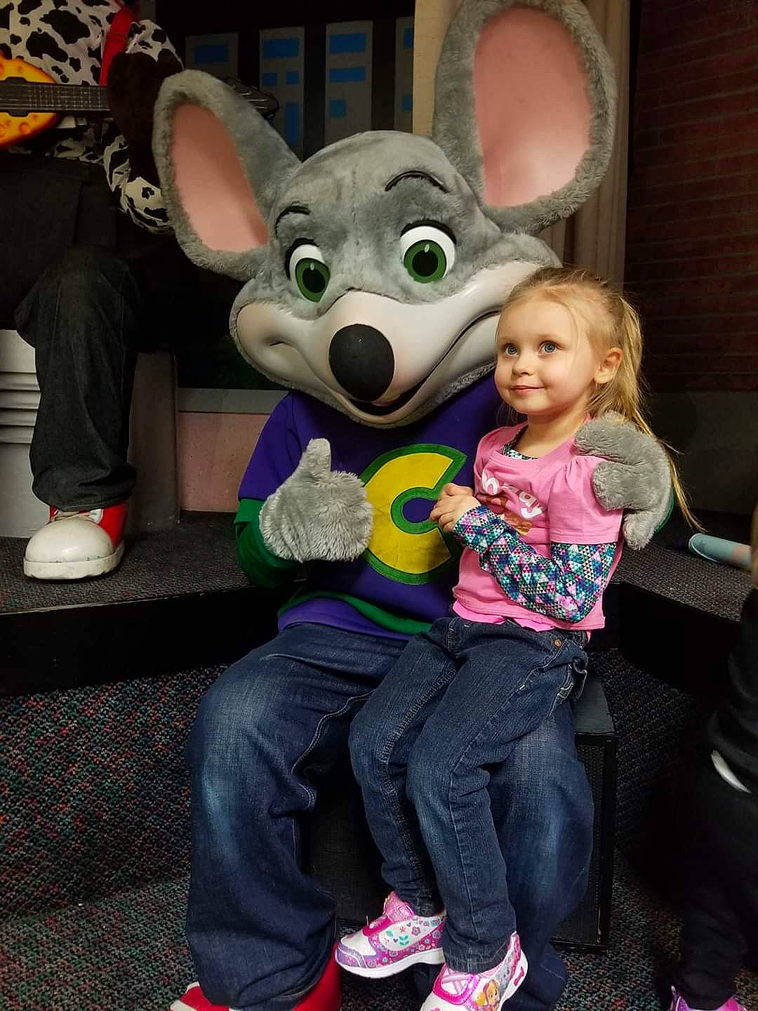 Kayleerose is registered to the contest to win money with this photo: ear, easter_bunny, fur, head, joy, mascot, person, plush, rabbit