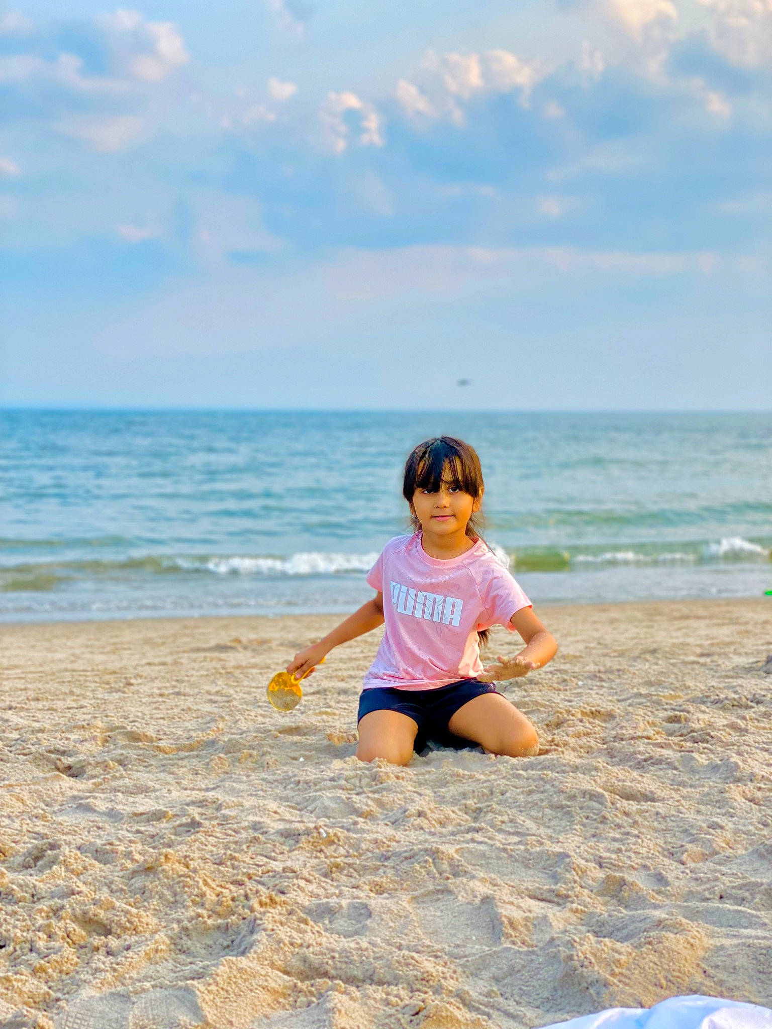 Anabia joined the competition — help win amazing prizes! azure, beach, clothing, cloud, coastal_and_oceanic_landforms, flash_photography, fun, happy, hat, horizon, landscape, leg, leisure, people_in_nature, people_on_beach, person, shorts, sky, summer, travel