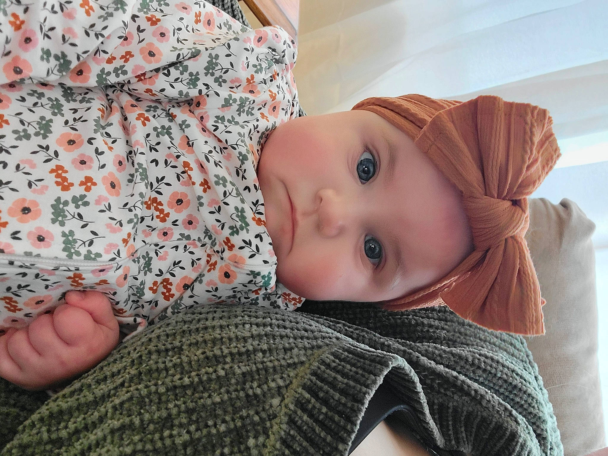 Emmalyn joined the competition — help win amazing prizes! baby, baby_toddler_clothing, cheek, child, comfort, eye, facial_expression, hat, head, headgear, headwear, iris, joint, lip, neck, nose, person, skin, sleeve, textile