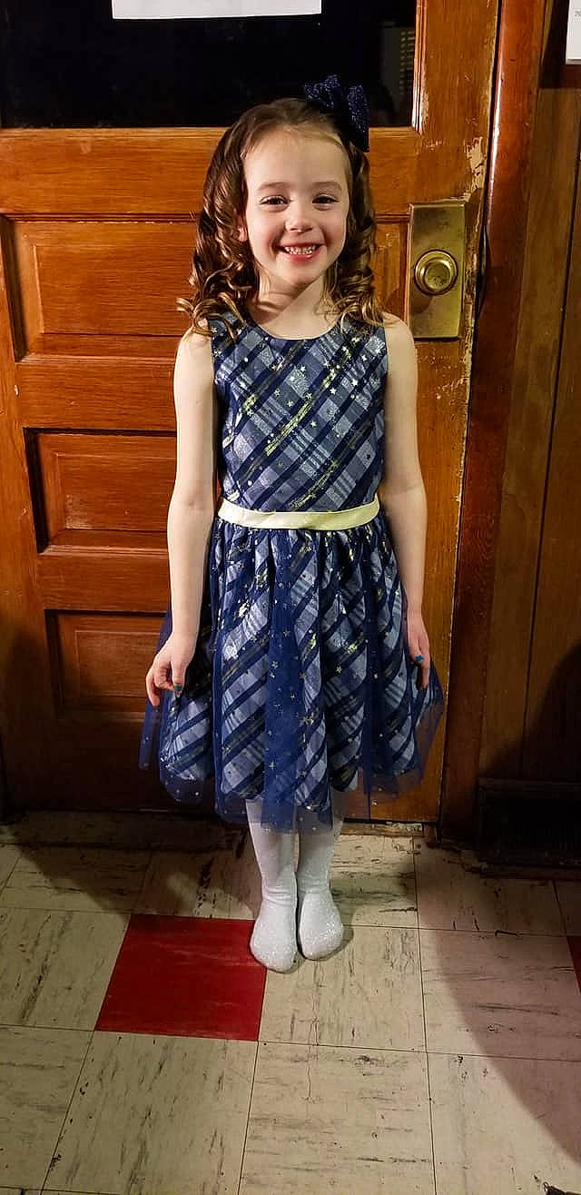 Adalie joined the competition — help win amazing prizes! child, child_model, clothing, day_dress, design, dress, fashion_design, formal_wear, joy, one_piece_garment, pattern, person, plaid, shoe, smile, tartan, textile, toddler