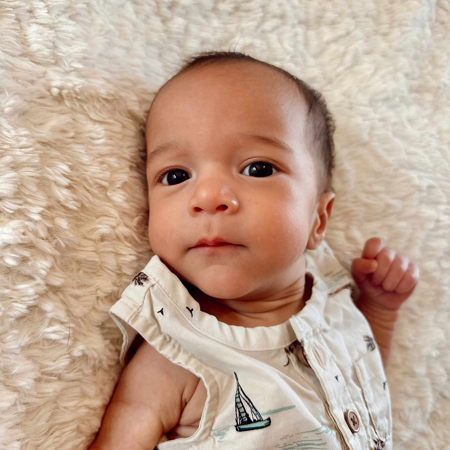 Chase joined the competition — help win amazing prizes! baby, bodypart, clothing, couch, face, finger, hand, happy, hat, head, homedecor, newborn, pants, person, photography, portrait, quilt, sitting, smile, t_shirt