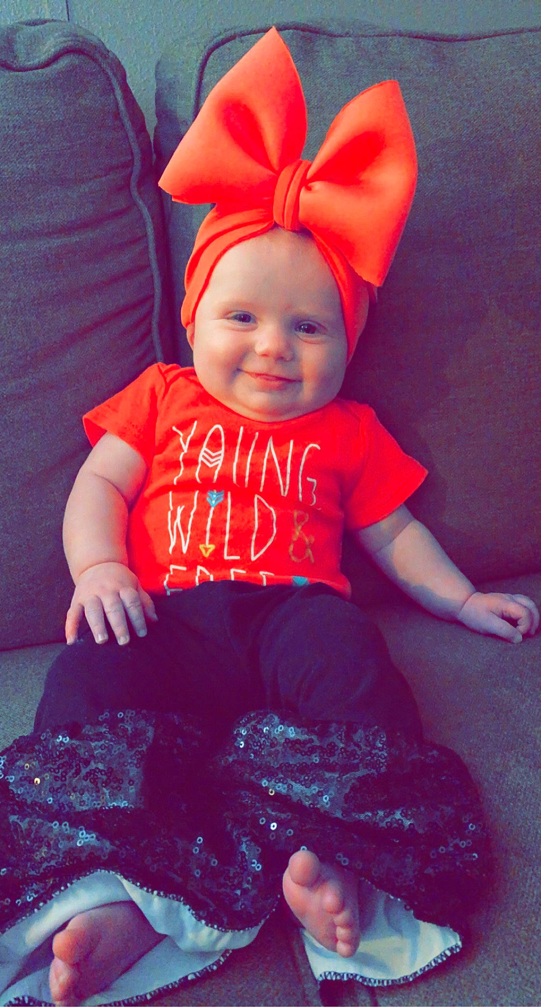 Bexley joined the competition — help win amazing prizes! baby, baby_toddler_clothing, cap, costume_hat, eye, face, finger, hand, happy, hat, head, headgear, headwear, human_body, joy, magenta, person, pink, red, sleeve