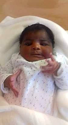 Malaijah a rejoint le concours — aidez-le/la à gagner de superbes lots ! baby, cheek, child, chin, eye, face, facial_expression, forehead, head, lip, mouth, nose, person, skin, smile, toddler