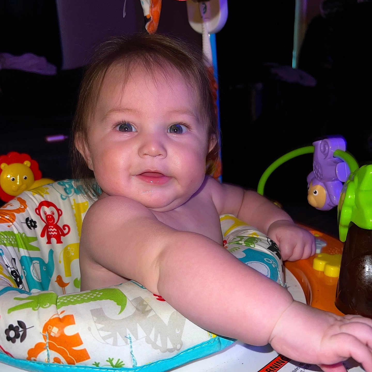 Lawson is registered to the contest to win money with this photo: baby, birthdaycake, bodypart, cake, cream, dessert, face, finger, food, furniture, hand, happy, head, icing, indoors, person, photography, portrait, smile, toy