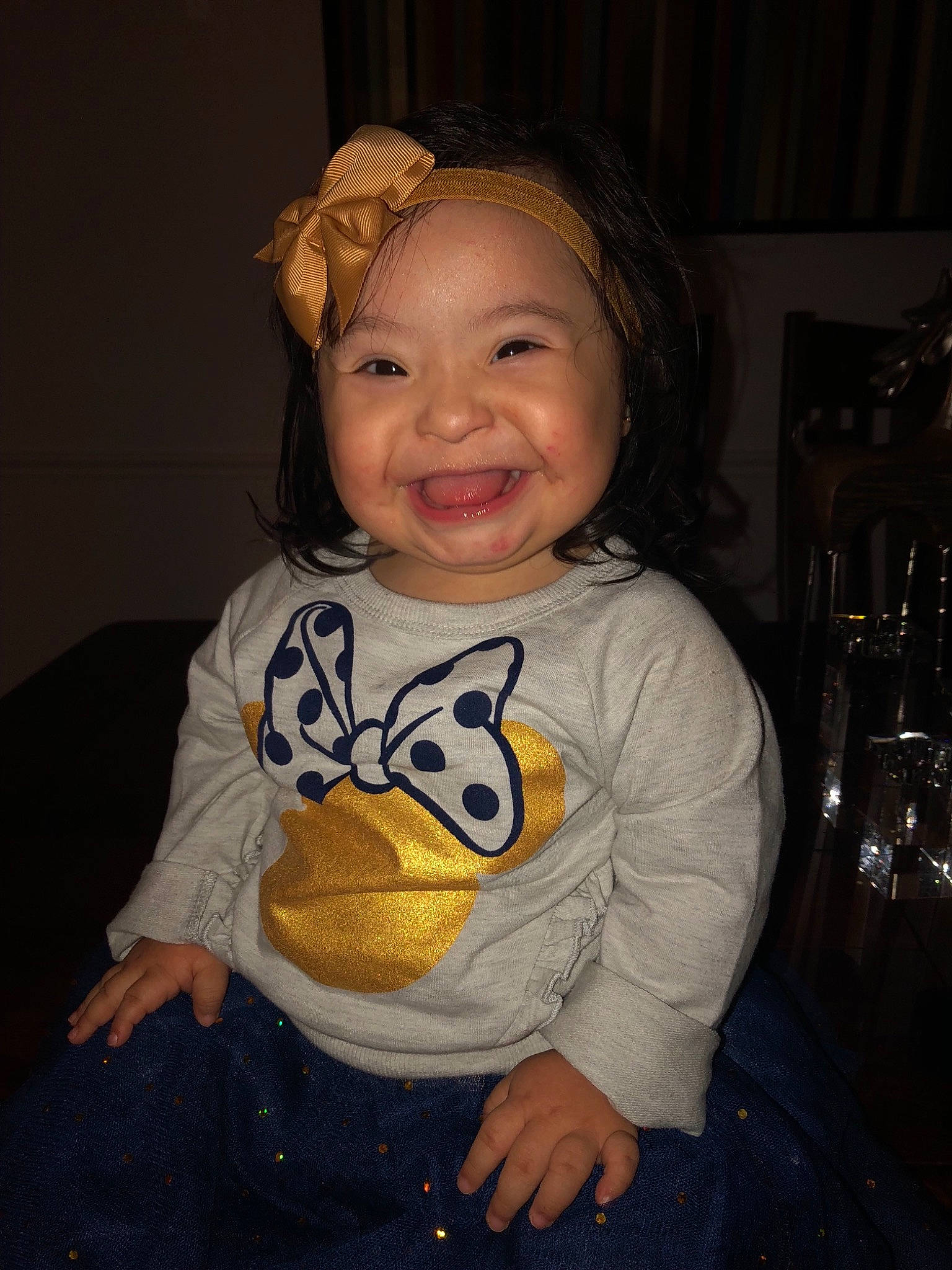 Leana is registered to the contest to win money with this photo: baby, cheek, child, duck, eye, fun, head, iris, joy, person, skin, smile, t_shirt, toddler, tooth, yellow