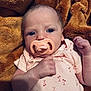 Taliyah joined the competition — help win amazing prizes! baby, infant, pacifier, blanket, onesie, clothing, face, hand, skin, newborn, cute, child, lying_down, soft_texture, comfort, sleepwear, portrait, young_child, peaceful, indoor