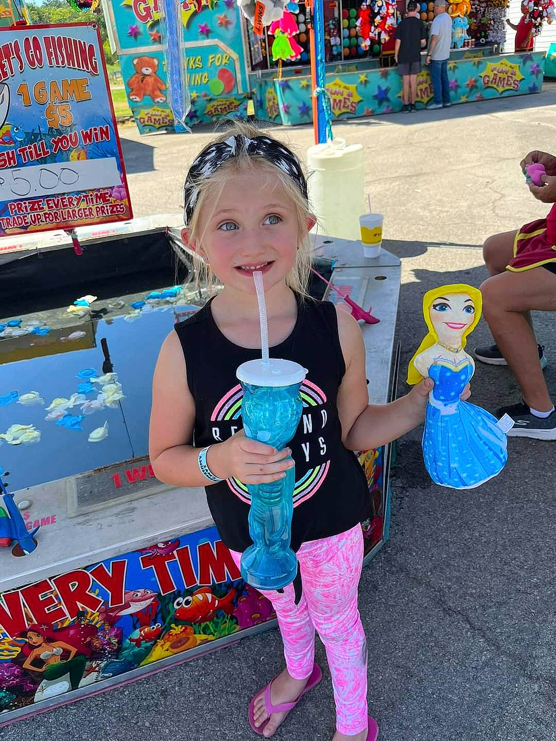 Adaleigh joined the competition — help win amazing prizes! arm, child, city, costume, dessert, event, fun, happy, joy, leisure, party, person, play, product, public_event, recreation, sandal, shorts, t_shirt, toddler