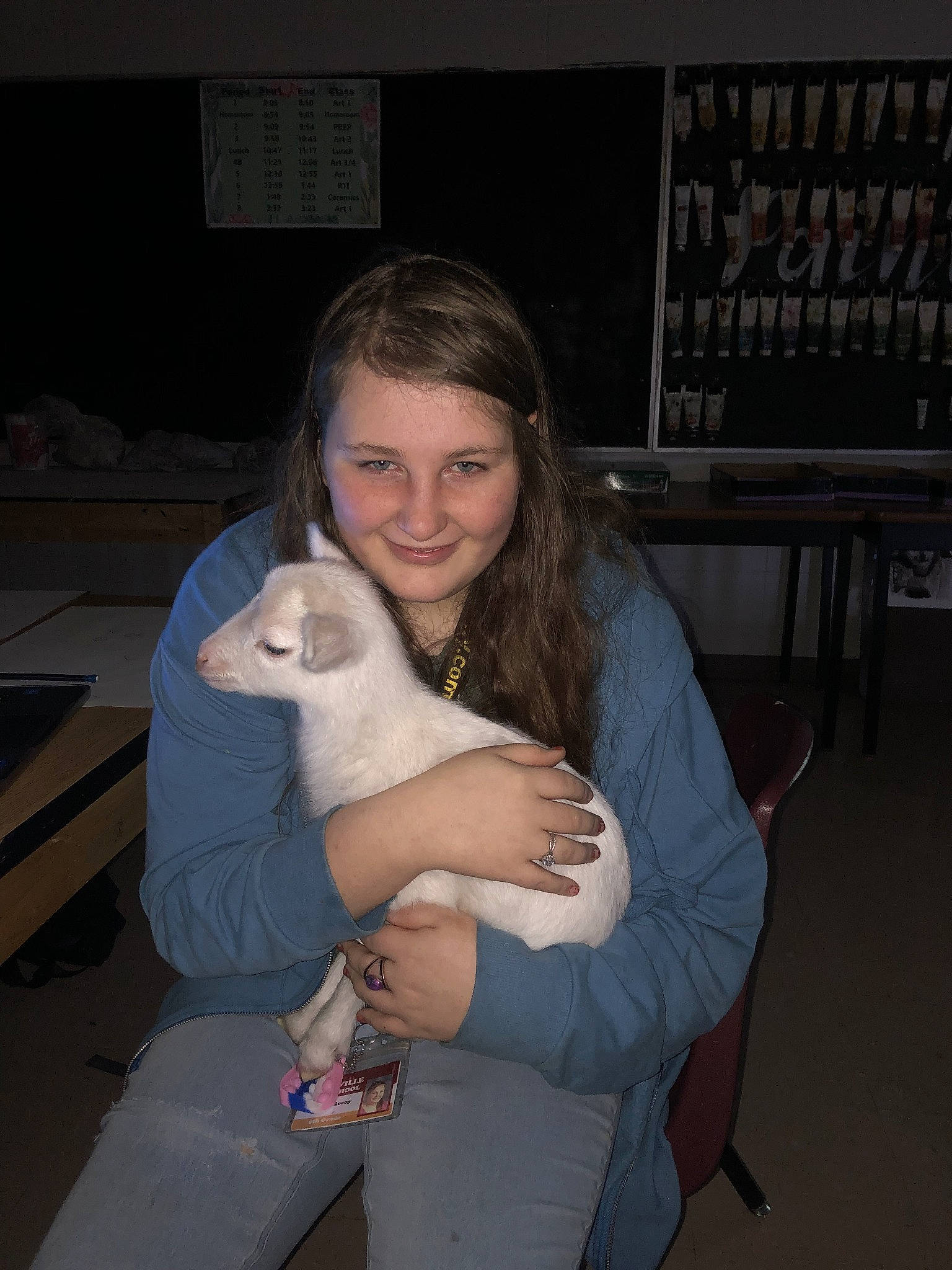 Sequoia is registered to the contest to win money with this photo: canidae, carnivore, cat, child, comfort, companion_dog, fawn, felidae, fur, hand, joy, lap, nail, person, picture_frame, room, sitting, small_to_medium_sized_cats, smile, tail