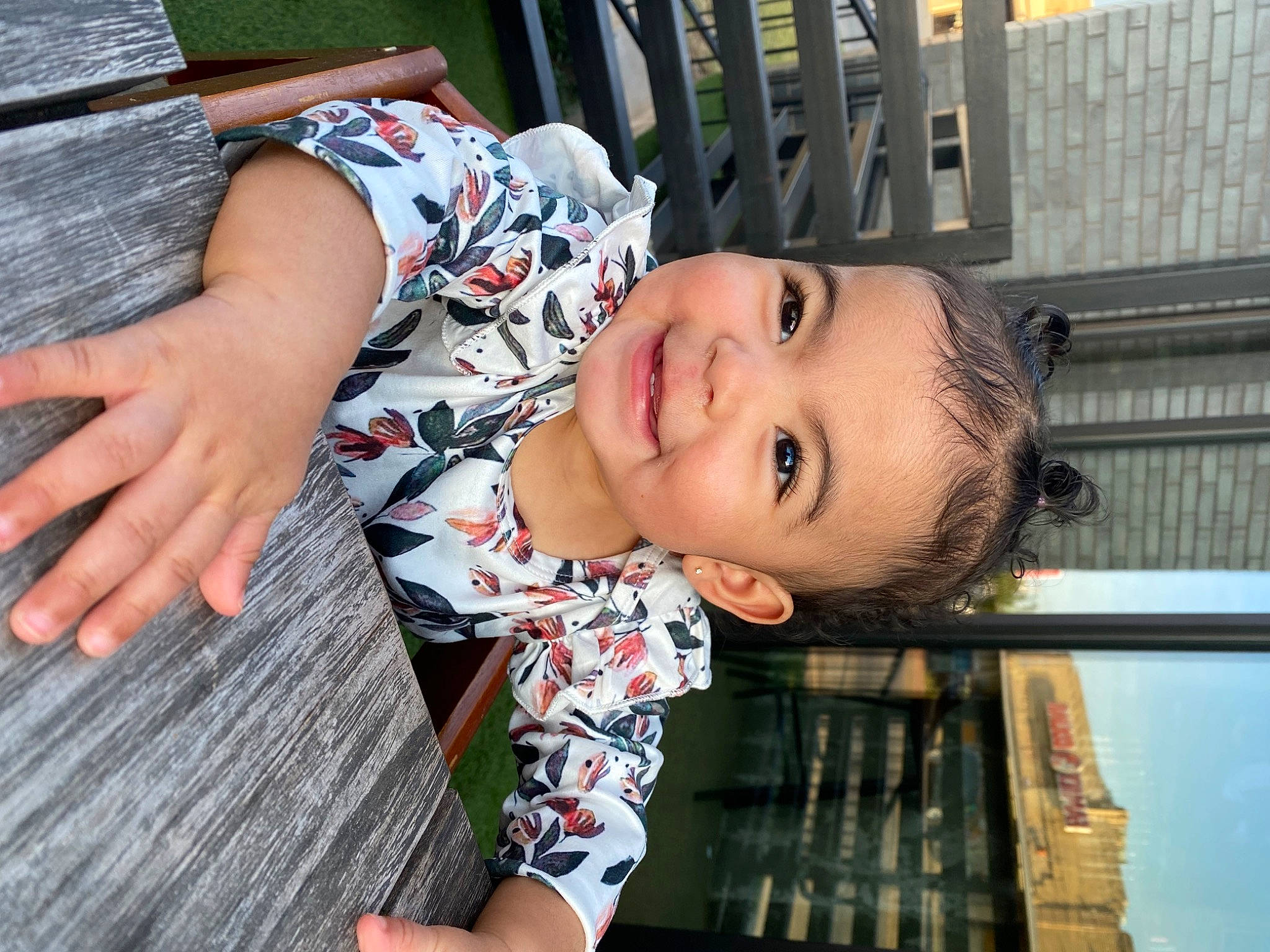 Asa joined the competition — help win amazing prizes! baby_toddler_clothing, cheek, child, chin, elbow, eye, face, facial_expression, finger, fun, grass, happy, human_leg, joy, leisure, mammal, nose, person, skin, sleeve