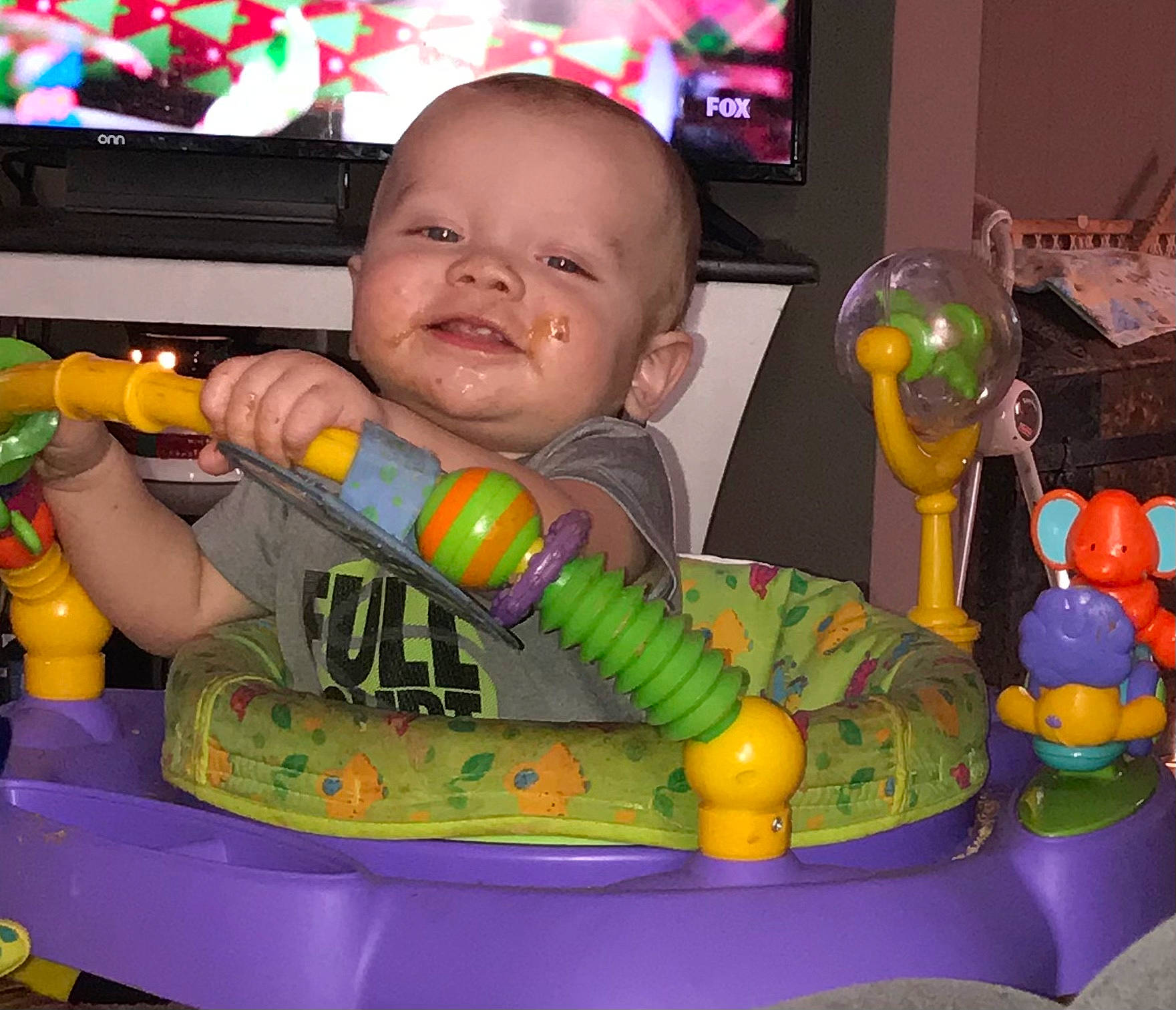 Odin joined the competition — help win amazing prizes! baby, baby_playing_with_toys, baby_products, baby_toddler_clothing, baby_toys, child, display_device, flat_panel_display, lcd_tv, led_backlit_lcd_display, person, plastic, play, sweetness, television, television_set, toddler, toy