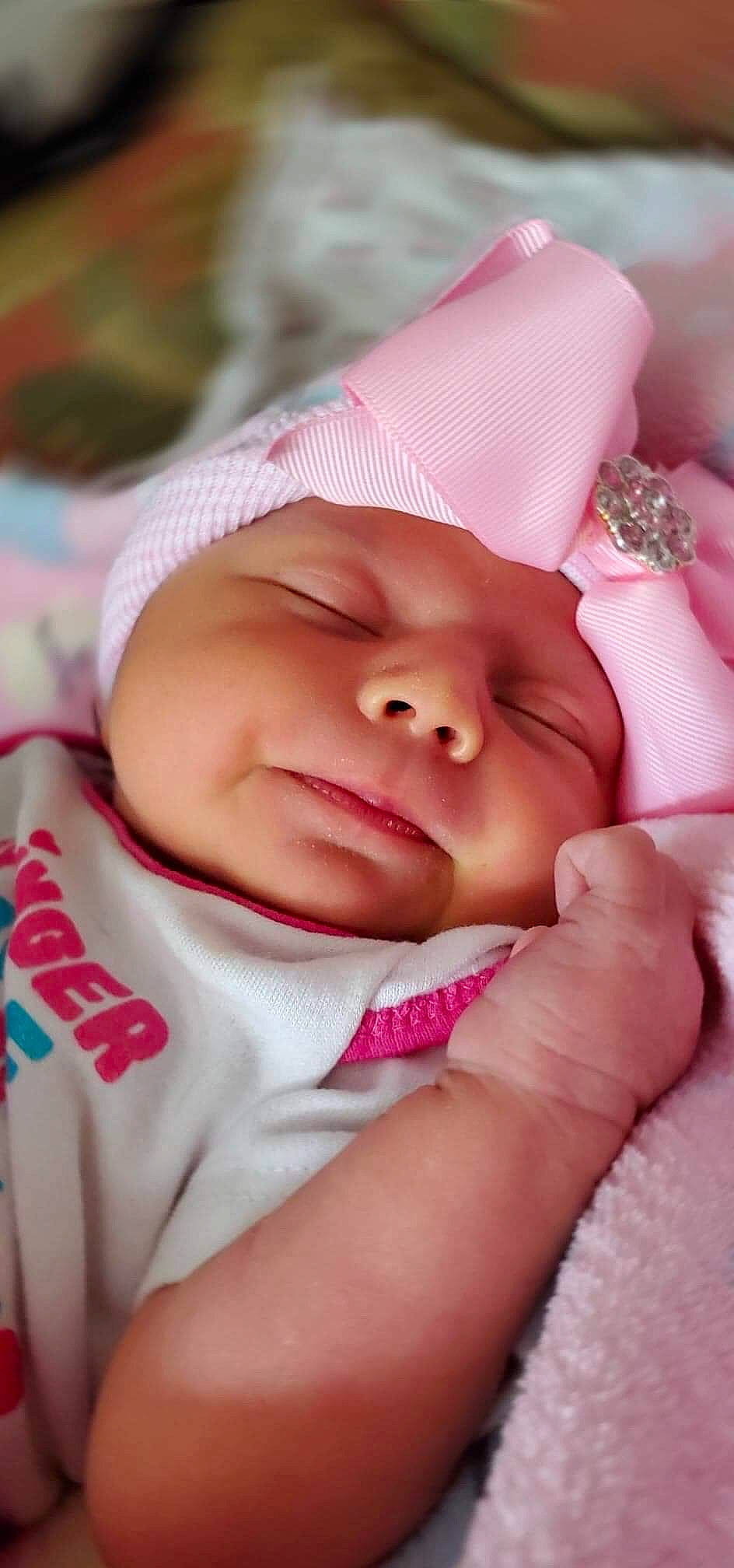 Khalessi joined the competition — help win amazing prizes! baby, baby_sleeping, bedtime, cheek, child, close_up, face, hand, headgear, headwear, lip, mouth, nose, person, pink, skin, toddler