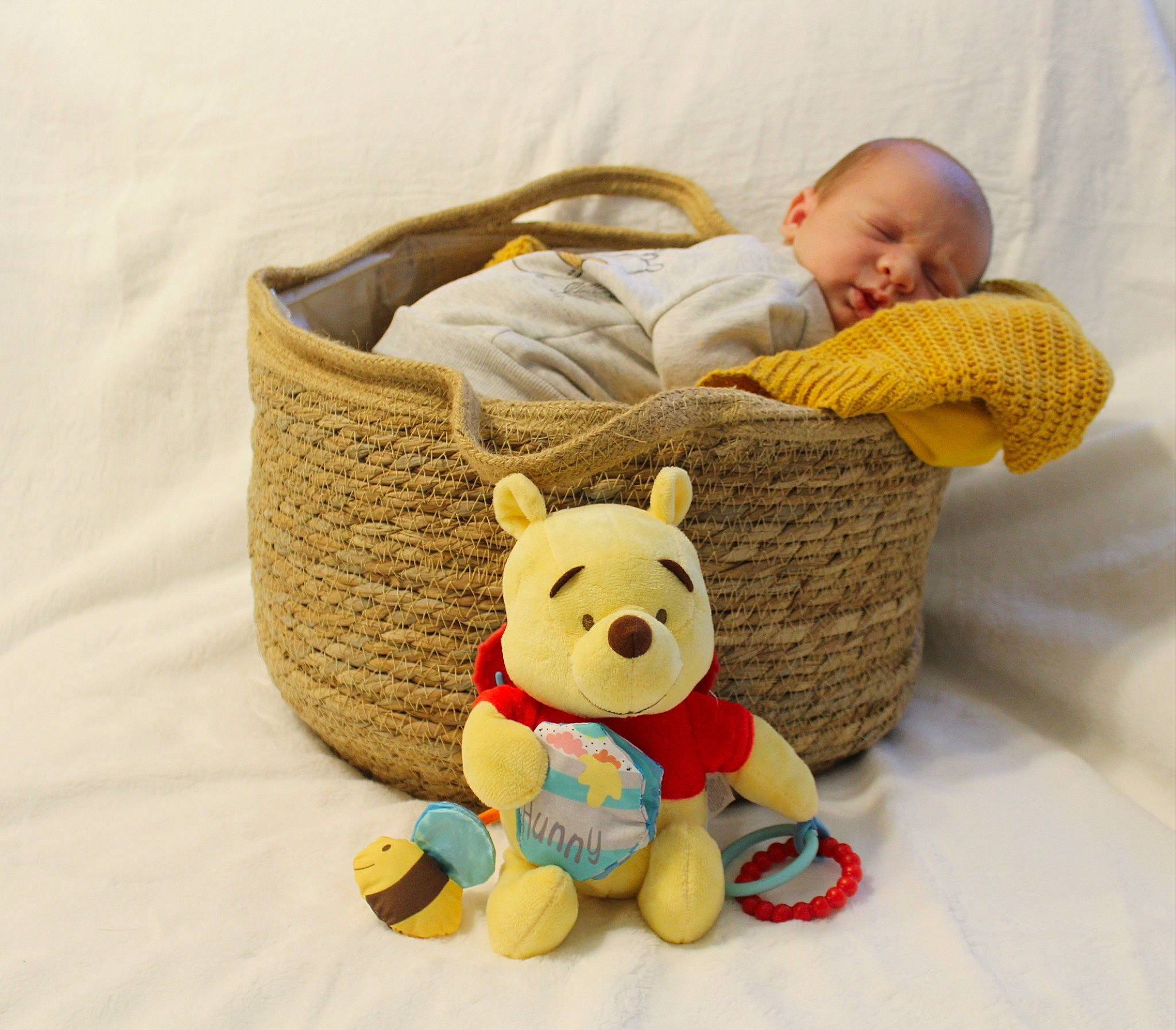 Zander is registered to the contest to win money with this photo: baby, baby_products, baby_sleeping, basket, beige, comfort, couch, fawn, flooring, happy, infant_bed, linens, person, product, sitting, stuffed_toy, teddy_bear, textile, toddler, toy