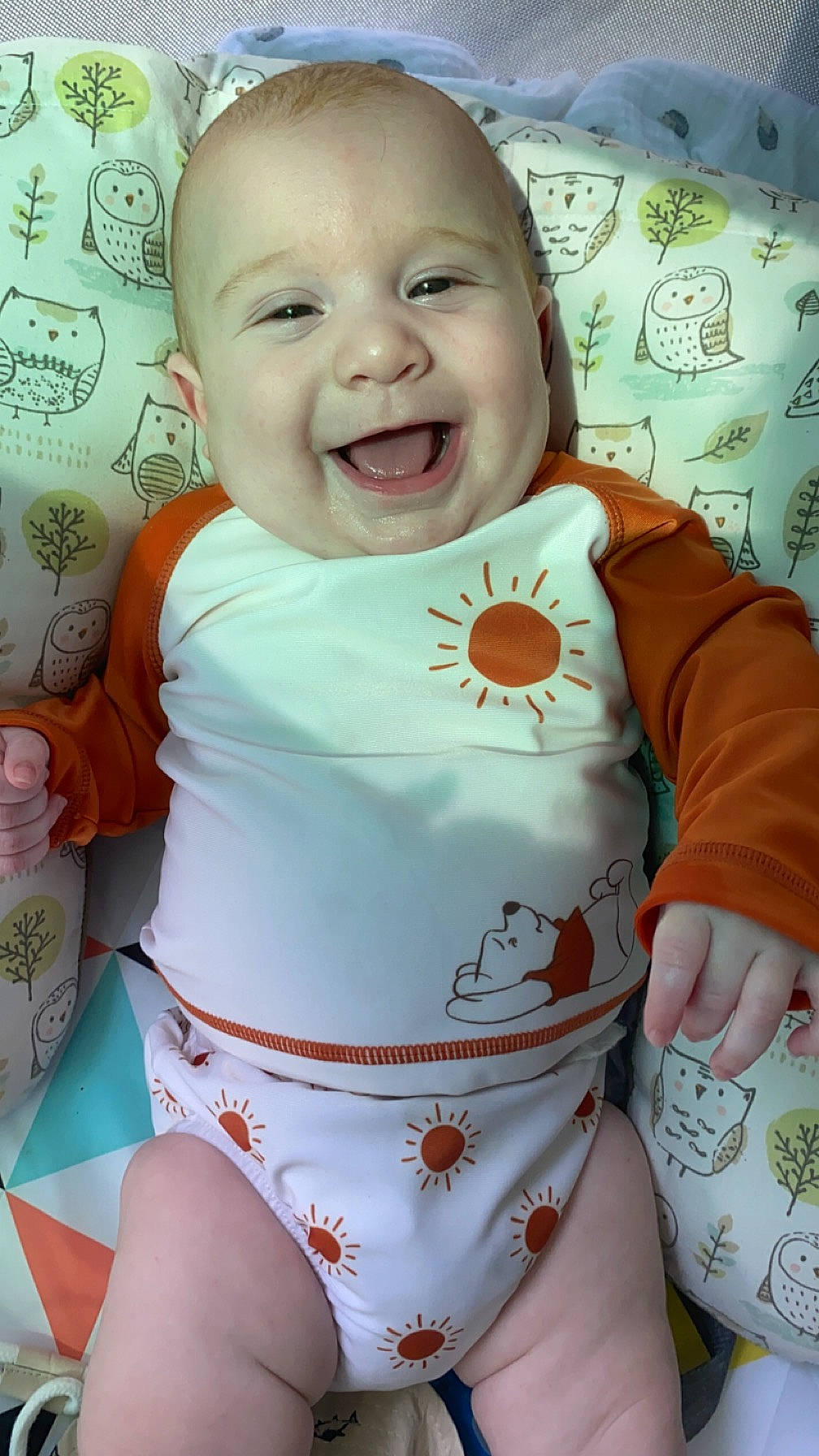 Zander joined the competition — help win amazing prizes! arm, baby, baby_toddler_clothing, cheek, child, face, happy, head, neck, organ, outerwear, person, pink, product, skin, sleeve, smile, t_shirt, textile, toddler