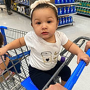 Aria joined the competition — help win amazing prizes! adult, baby, clothing, face, footwear, grocerystore, head, indoors, male, man, market, person, photography, portrait, shelf, shoe, shop, shopping, shoppingcart, t_shirt
