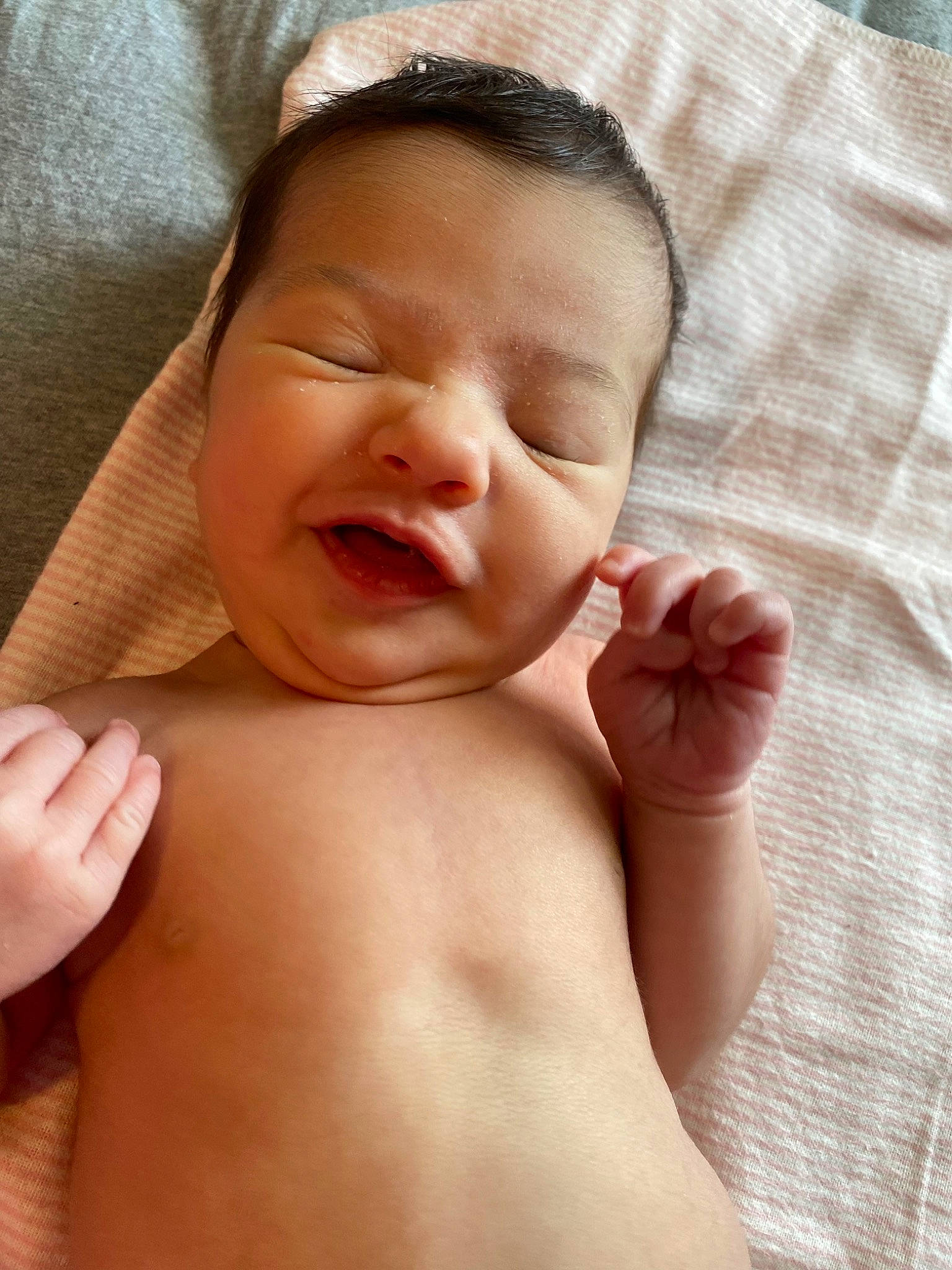 Kaiya joined the competition — help win amazing prizes! baby, cheek, comfort, eye, eyebrow, eyelash, face, finger, forehead, gesture, happy, human_body, lip, mouth, nail, neck, nose, person, skin, thumb