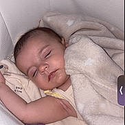 Nelya a rejoint le concours — aidez-le/la à gagner de superbes lots ! baby, bassinet, blanket, child, closed_eyes, comfort, cozy, cute, face, human, indoors, infant, nap, pajamas, peaceful, rest, skin, sleeping, small, soft