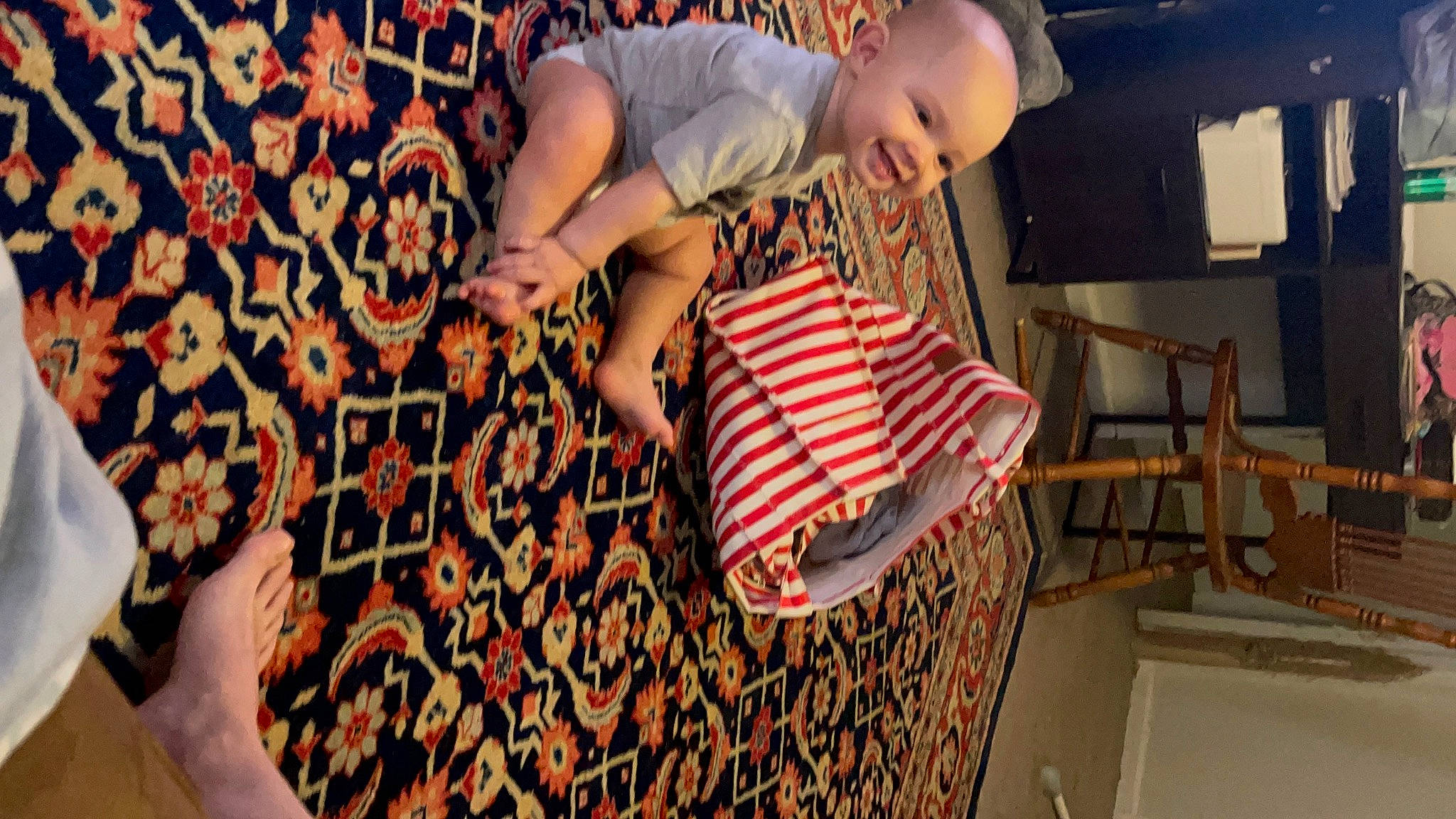 Jaxson joined the competition — help win amazing prizes! event, eyewear, fashion, finger, flag_of_the_united_states, flash_photography, flooring, fun, gesture, happy, human_leg, joy, leisure, nail, orange, pattern, peach, person, room, thigh