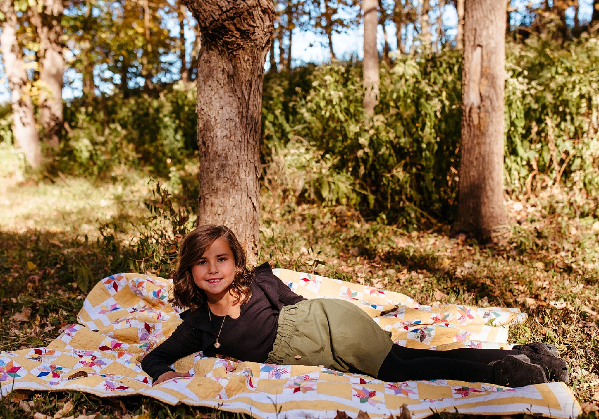 Emrie is registered to the contest to win money with this photo: bag, comfort, deciduous, forest, fun, grass, happy, joy, leisure, luggage_and_bags, people_in_nature, person, plant, recreation, sitting, sunlight, tints_and_shades, tree, trunk, wood