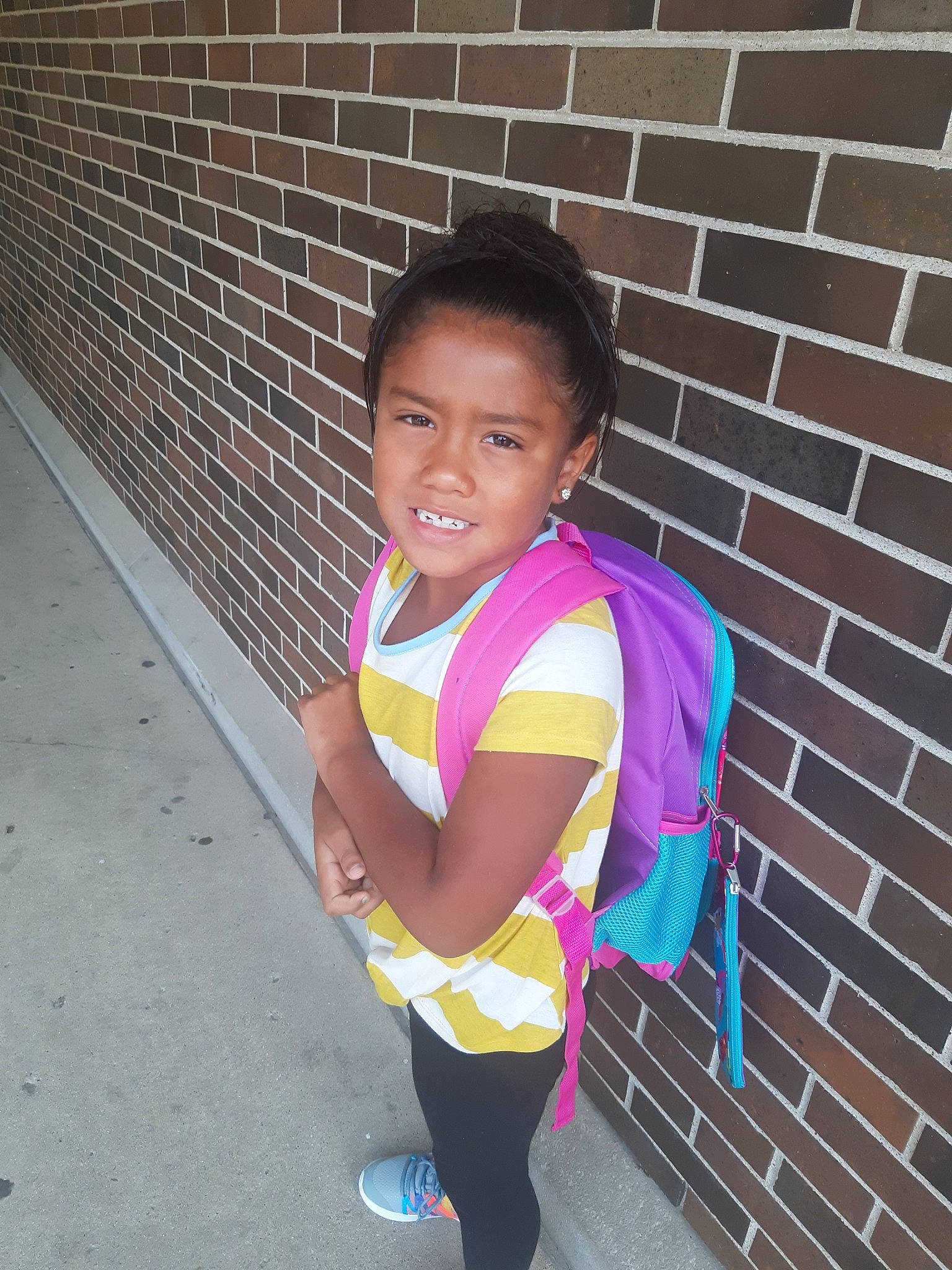 Jazmin joined the competition — help win amazing prizes! child, happy, joy, person, pink, shoulder, smile, toddler, vacation